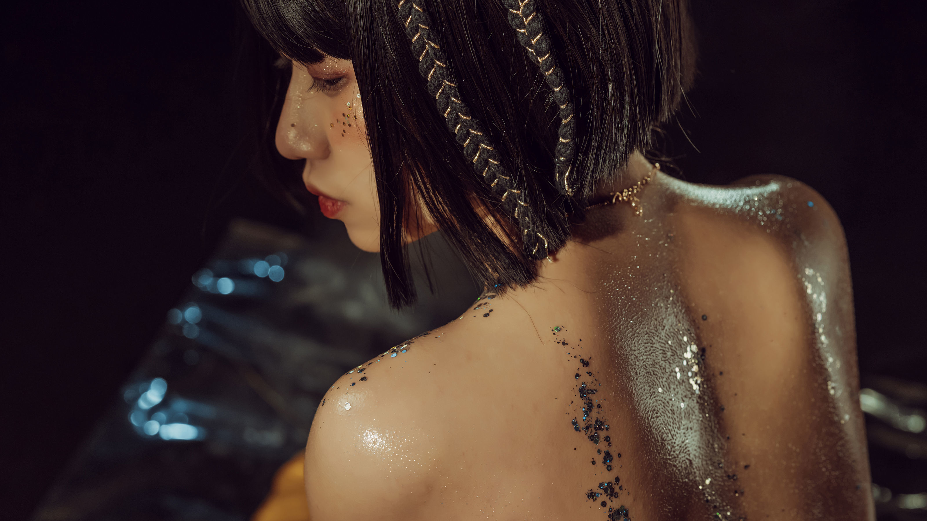 Ảnh Chụp Coser Ngôi Sao Mạng] Yun Xi Xi - Hoa và Dây