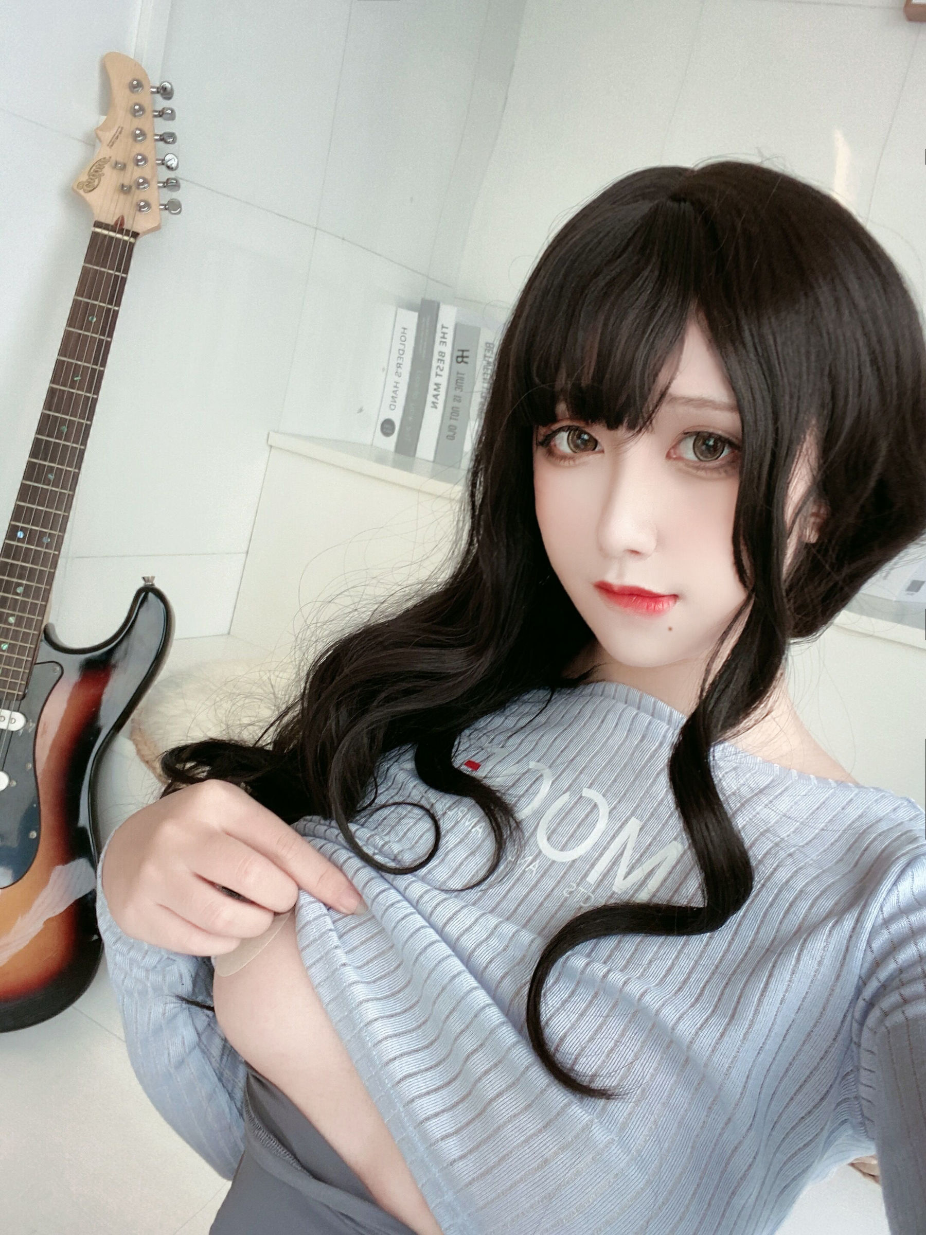 Ảnh Net Hồng COSER] Blogger Anime Cửu Khúc Jean - Guitar Muội Muội