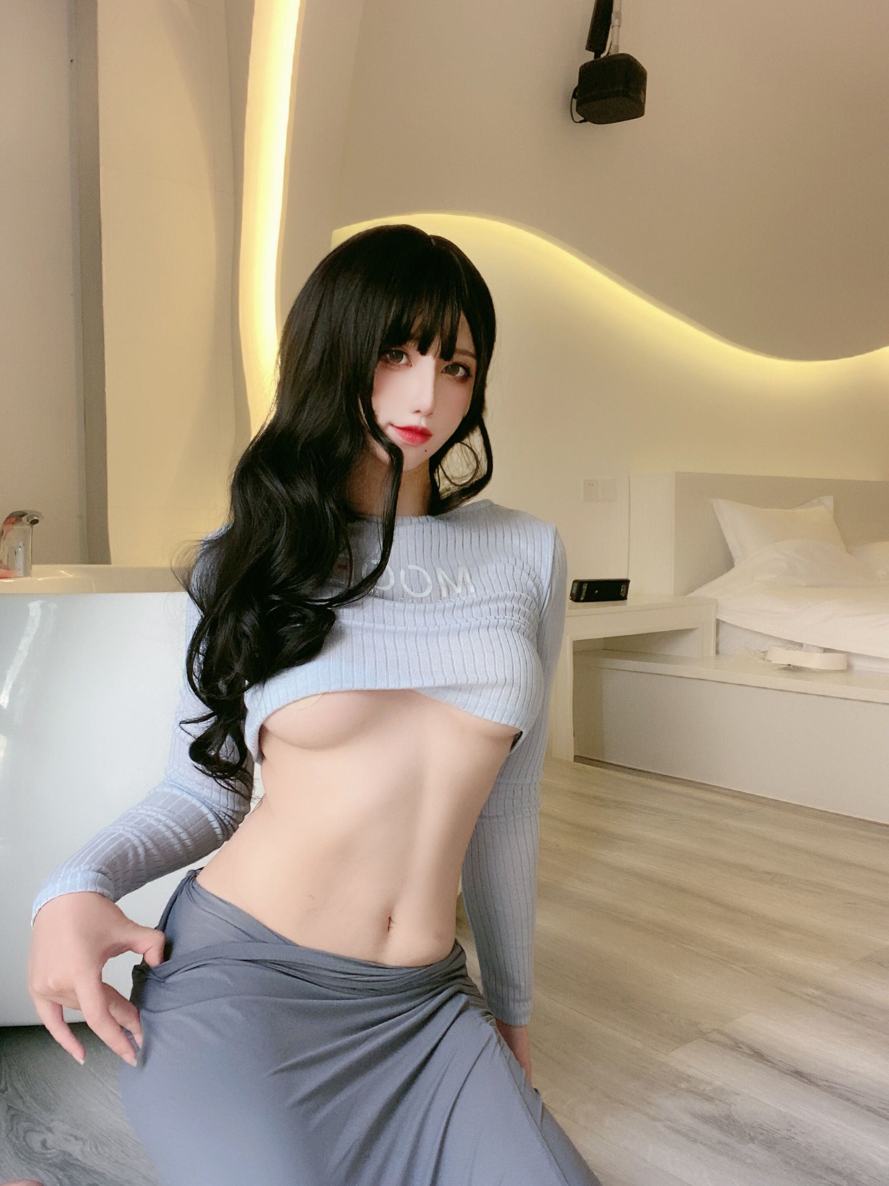 [网红COSER写真] 动漫博主九曲Jean - 吉他妹妹