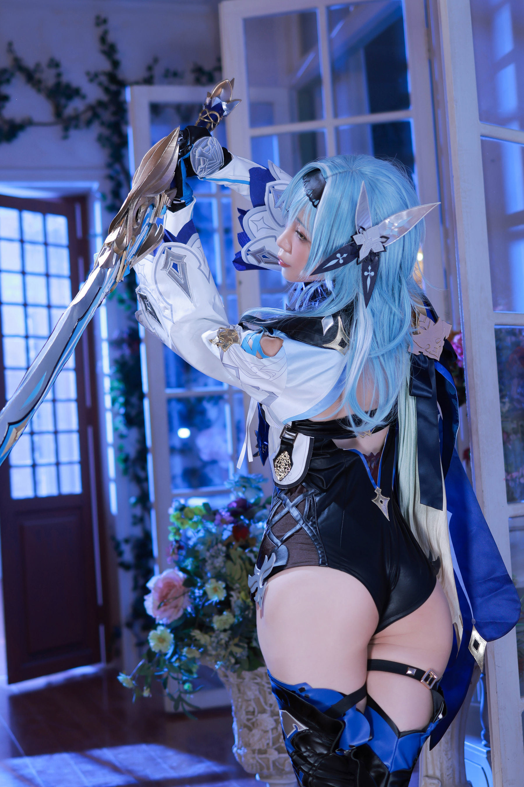 Ảnh chụp Net Red COSER] Blogger Anime Shui Miao Aqua - Genshin Impact Eula Nguyên Tác