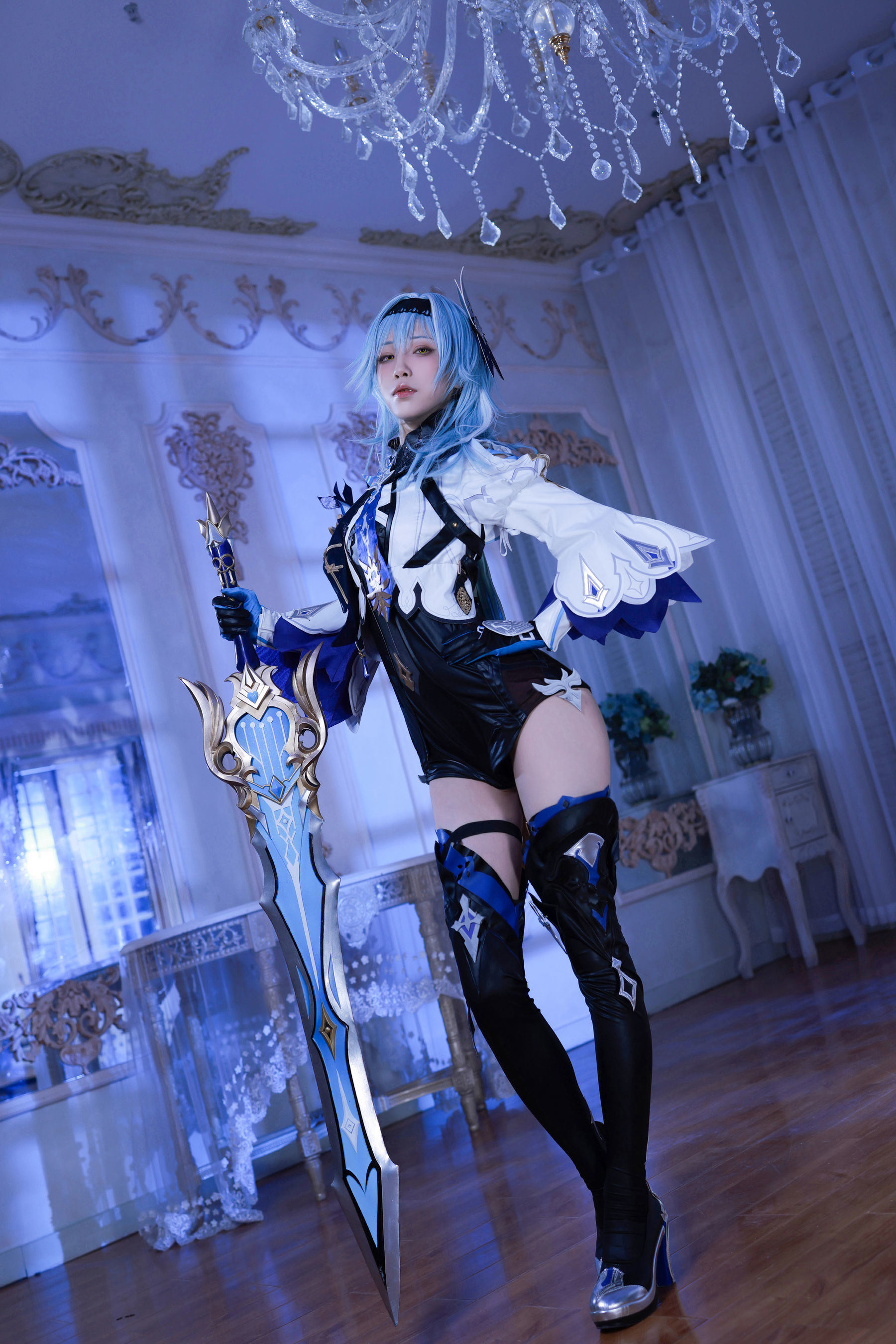 Ảnh chụp Net Red COSER] Blogger Anime Shui Miao Aqua - Genshin Impact Eula Nguyên Tác