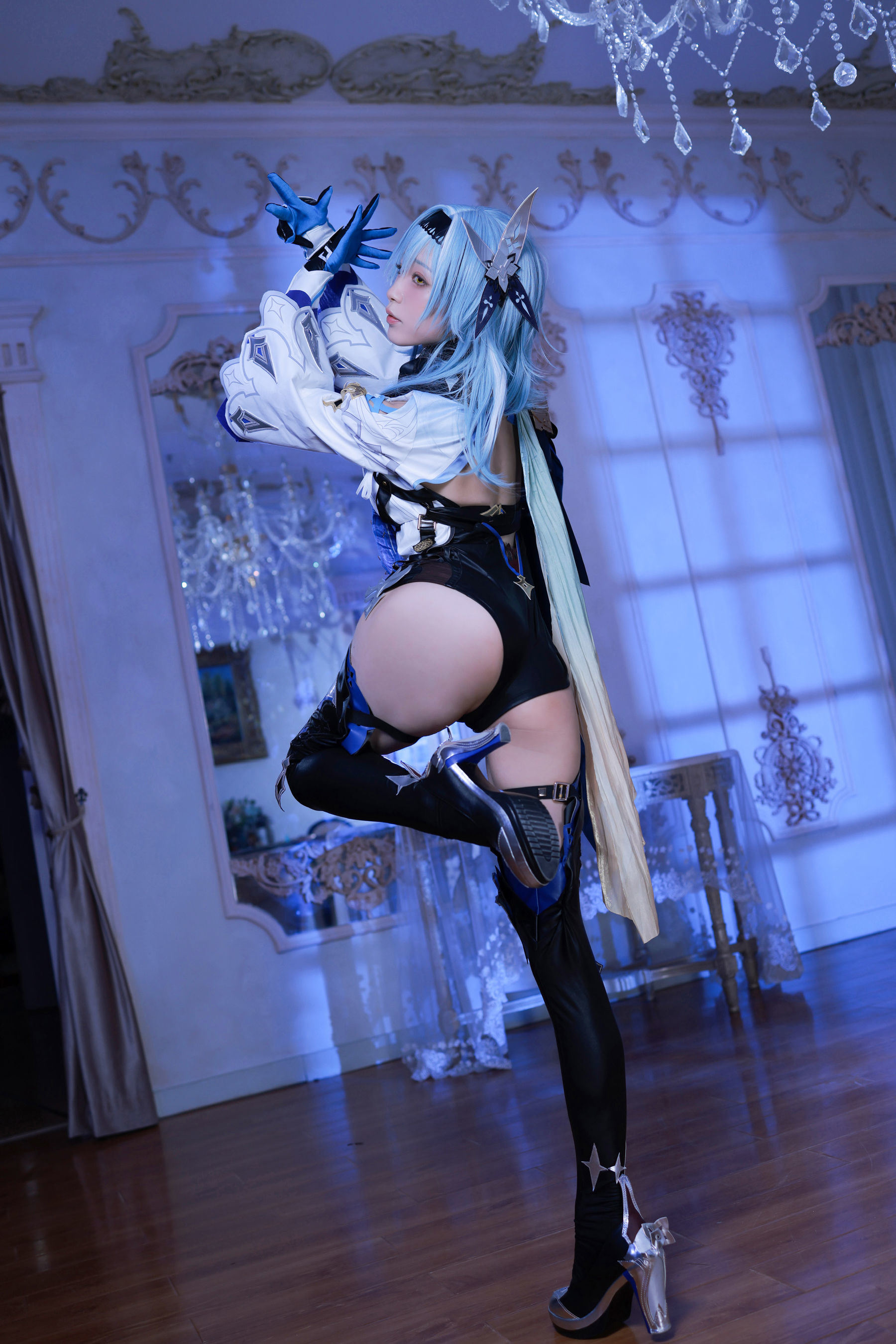 Ảnh chụp Net Red COSER] Blogger Anime Shui Miao Aqua - Genshin Impact Eula Nguyên Tác