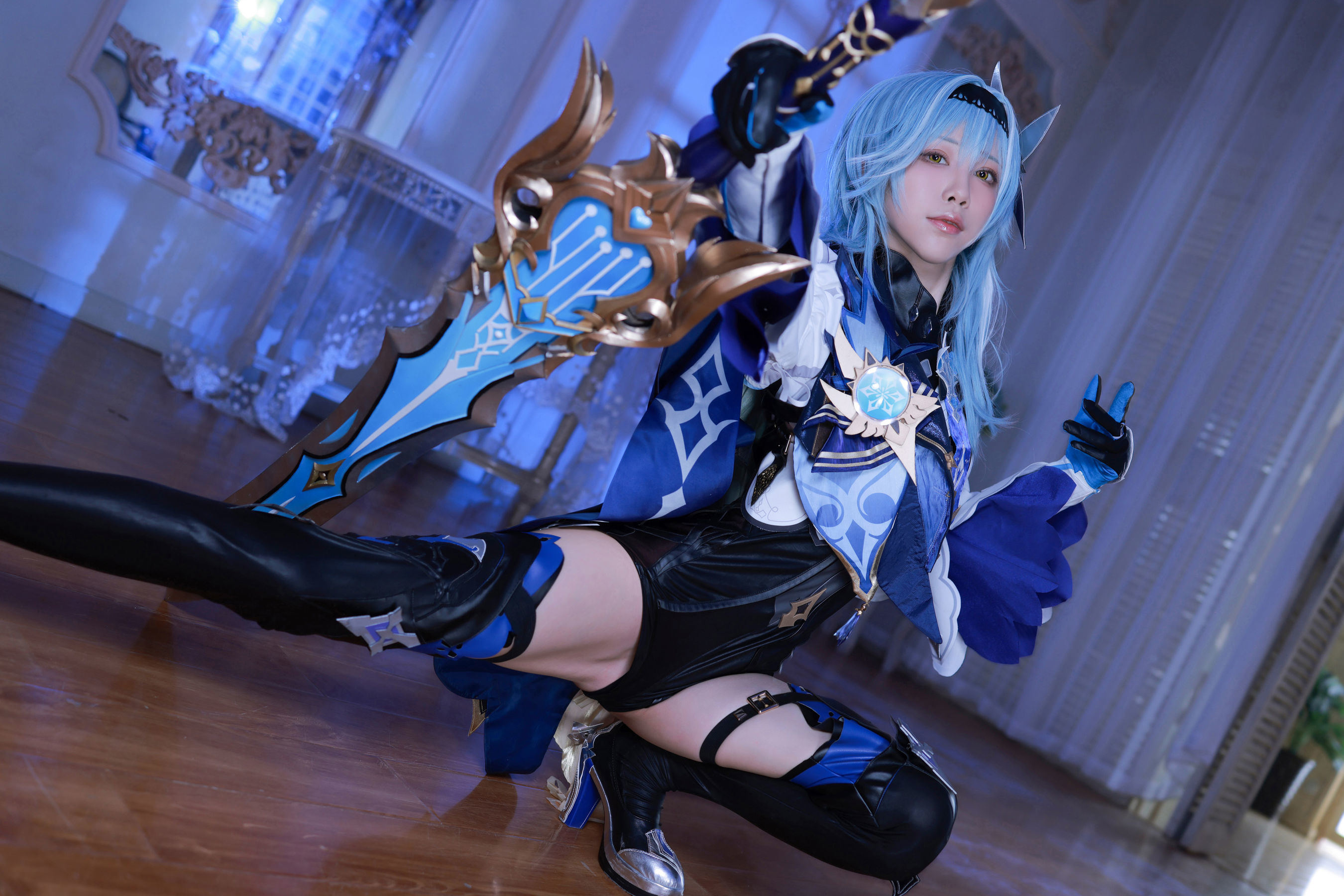 [Online celebrity COSER photo] Anime blogger Shuimiao aqua - Genshin Impact Youra