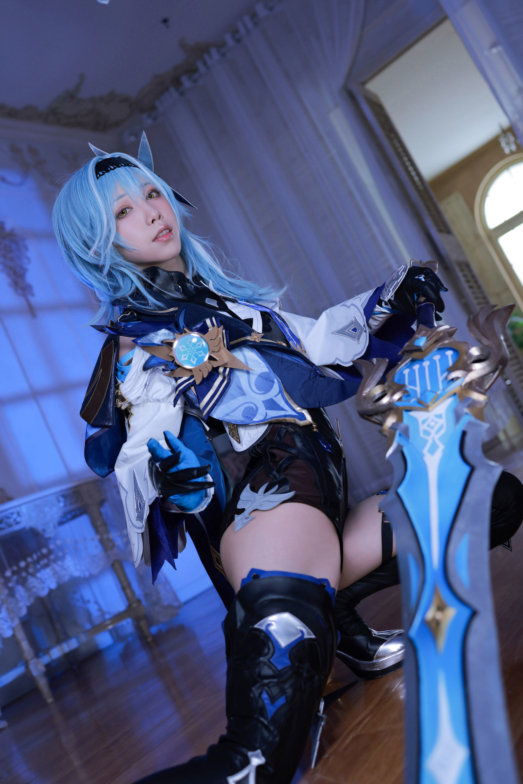 [Online celebrity COSER photo] Anime blogger Shuimiao aqua - Genshin Impact Youra