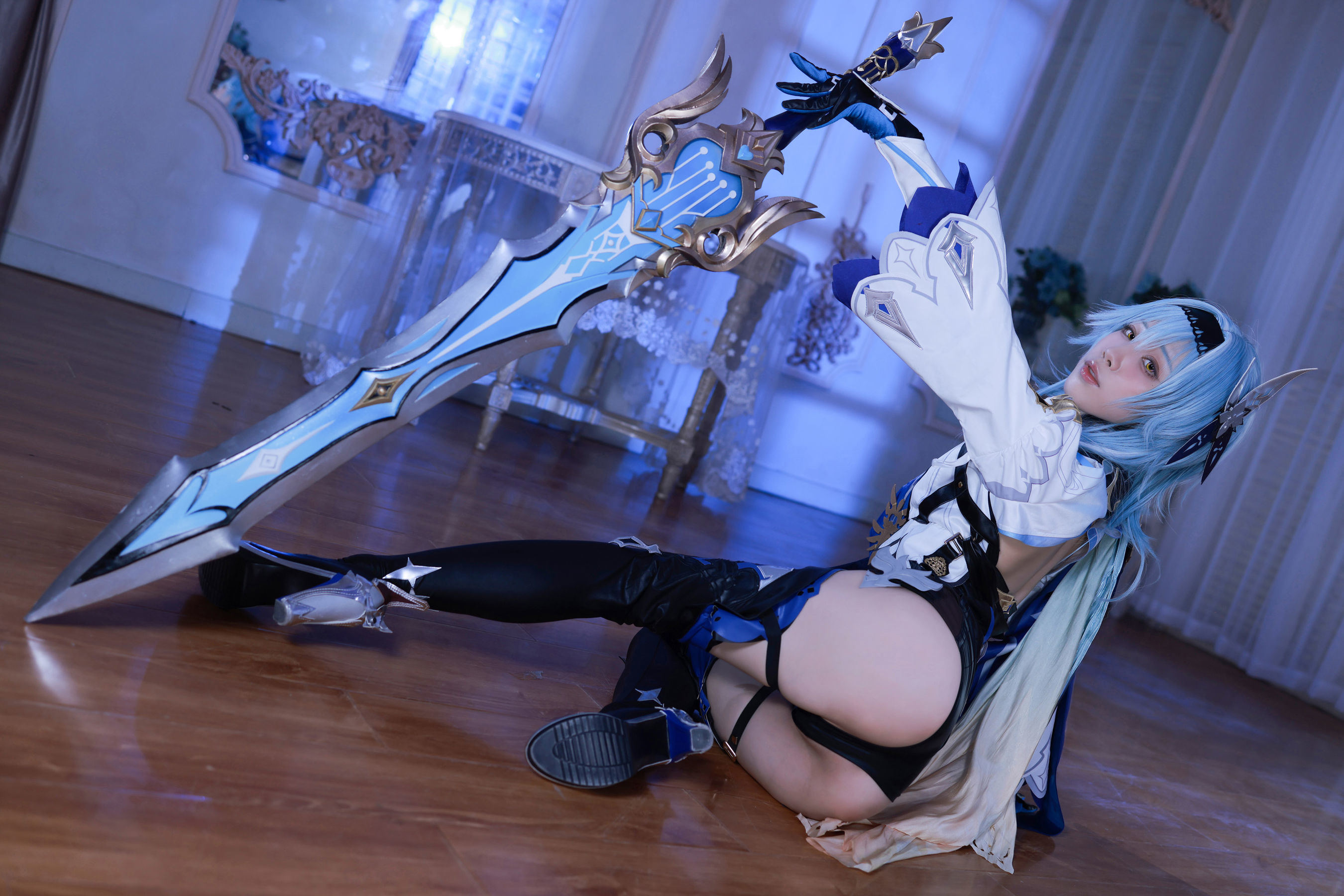 [Online celebrity COSER photo] Anime blogger Shuimiao aqua - Genshin Impact Youra