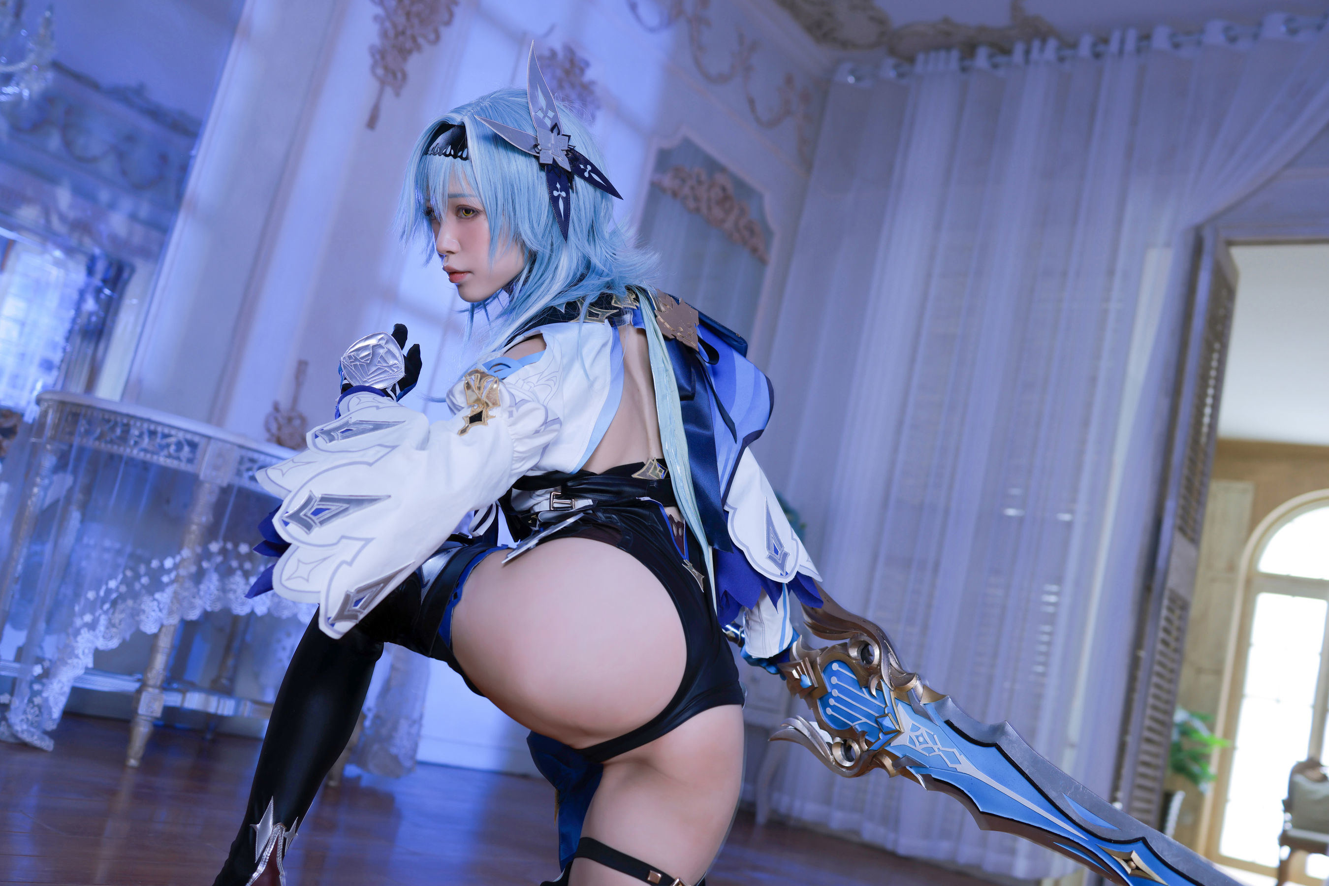 Ảnh chụp Net Red COSER] Blogger Anime Shui Miao Aqua - Genshin Impact Eula Nguyên Tác