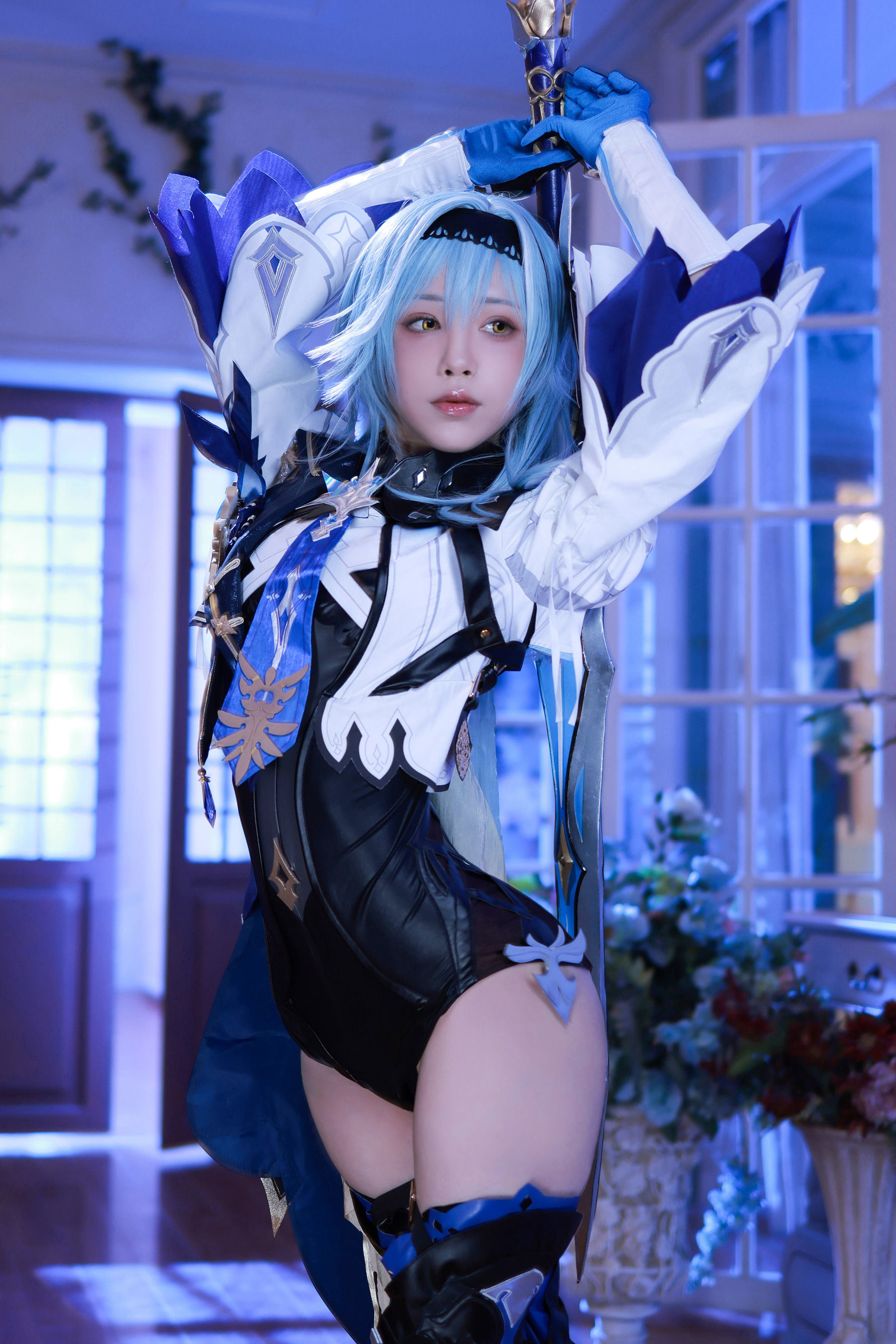Ảnh chụp Net Red COSER] Blogger Anime Shui Miao Aqua - Genshin Impact Eula Nguyên Tác