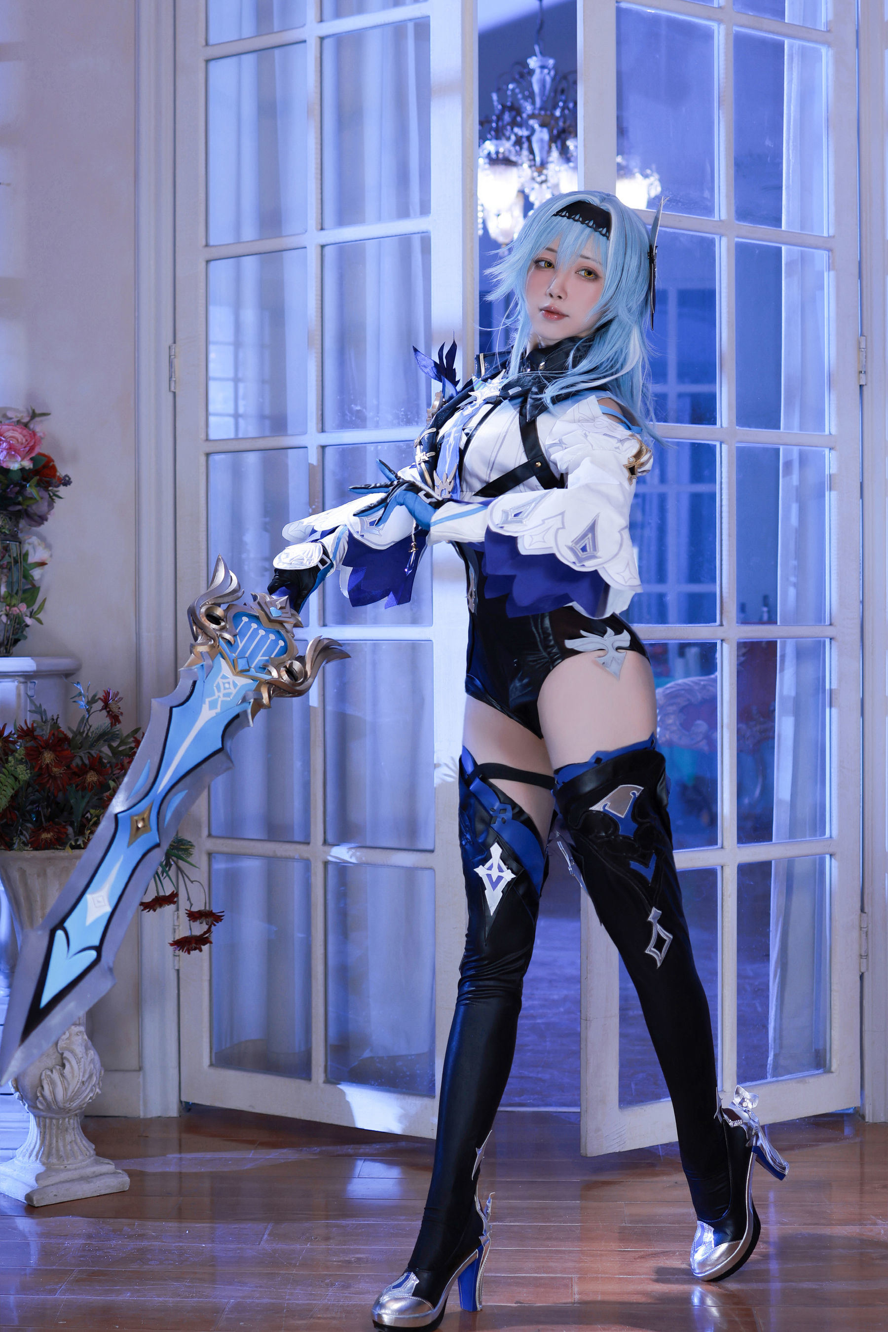 Ảnh chụp Net Red COSER] Blogger Anime Shui Miao Aqua - Genshin Impact Eula Nguyên Tác