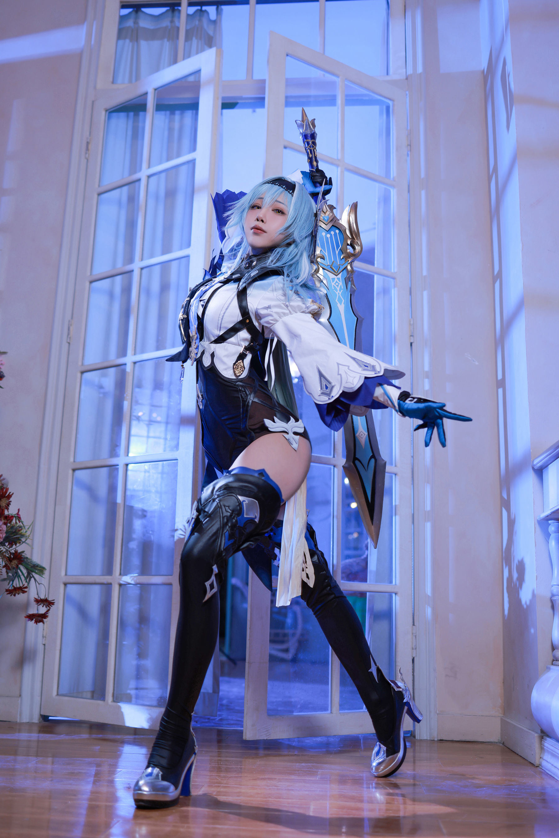 Ảnh chụp Net Red COSER] Blogger Anime Shui Miao Aqua - Genshin Impact Eula Nguyên Tác