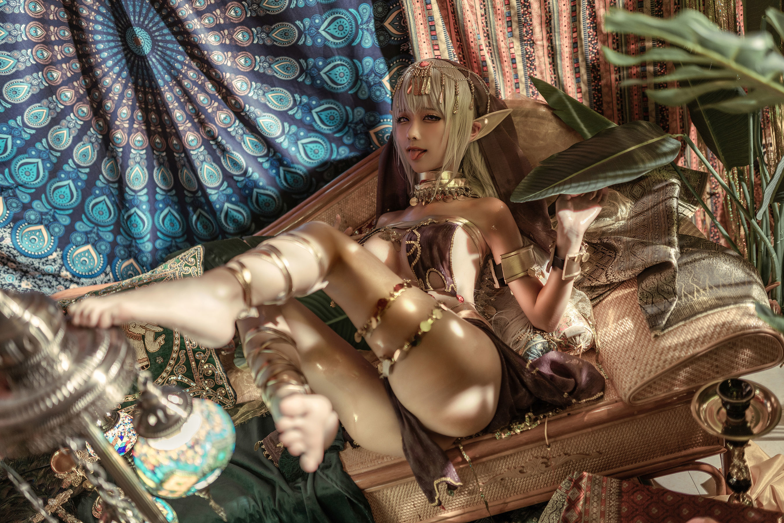 Net hồng COSER ảnh chụp] Blogger anime Stun Mò Mò - Hắc Thú