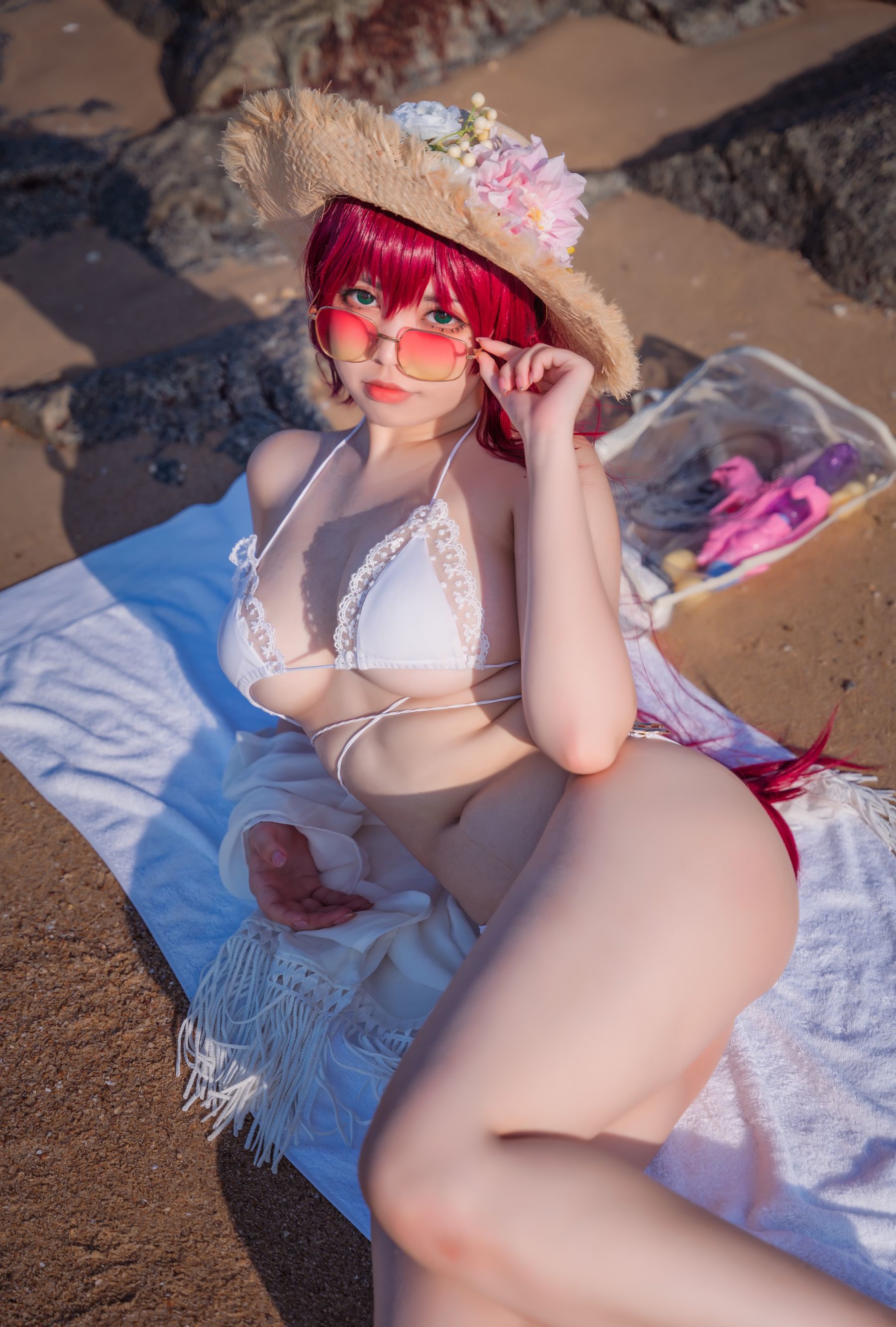 Internet Celebrity Coser Photobook] Ah Ri Ri_Ganlory - Xu Ku Fu Swimsuit