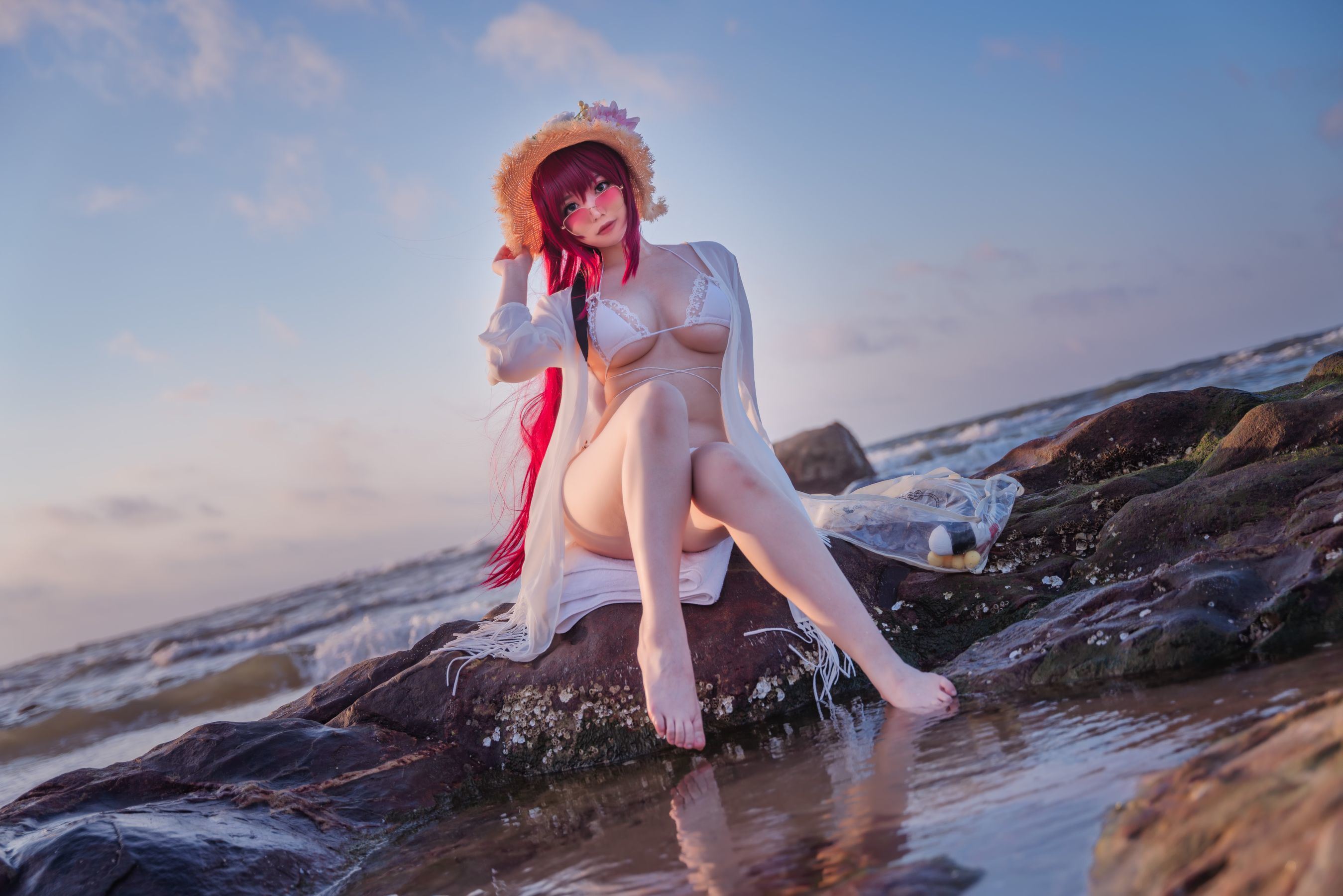 Internet Celebrity Coser Photobook] Ah Ri Ri_Ganlory - Xu Ku Fu Swimsuit
