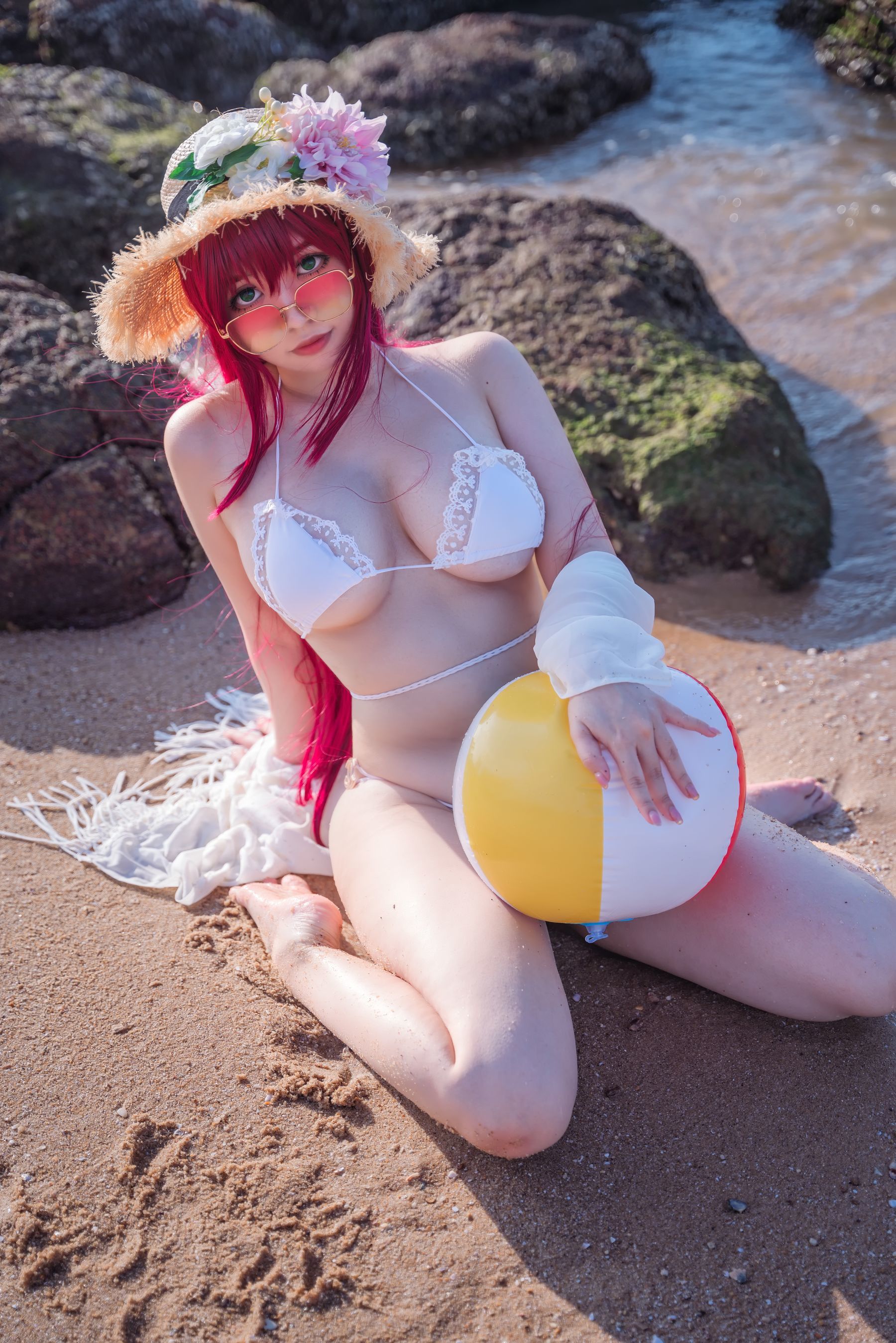 Internet Celebrity Coser Photobook] Ah Ri Ri_Ganlory - Xu Ku Fu Swimsuit