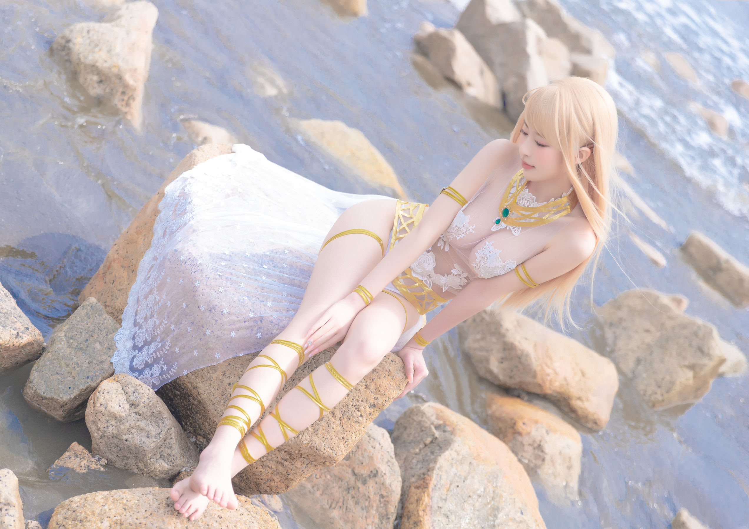 Ảnh chụp Coser nổi tiếng] Mỹ nhân Shimizu Yuno - Mary Rose bộ swimsuit trắng