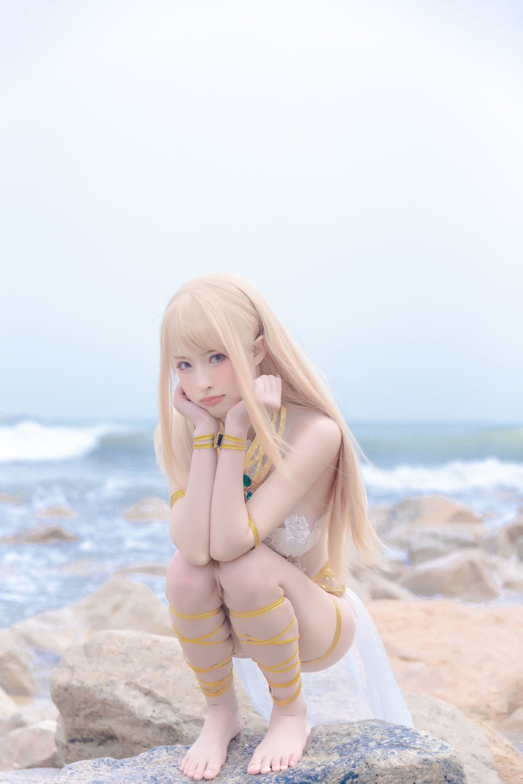 Ảnh chụp Coser nổi tiếng] Mỹ nhân Shimizu Yuno - Mary Rose bộ swimsuit trắng