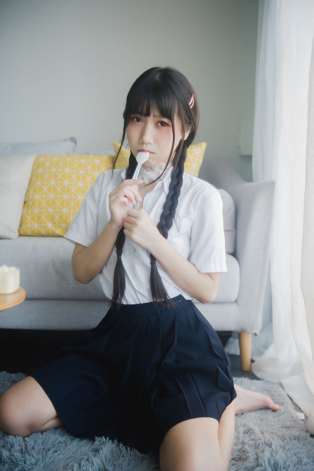 Internet Celebrity Coser Photobook] Popular Weibo Coser Bu Dai Mao - Creamy Girl