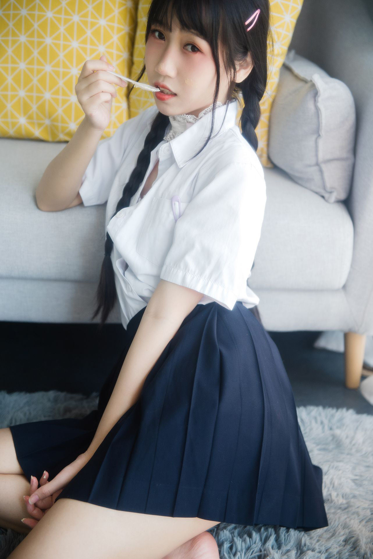 ネット紅COSER写真] ウェイボー人気コスプレイヤー不呆猫 - クリーム少女