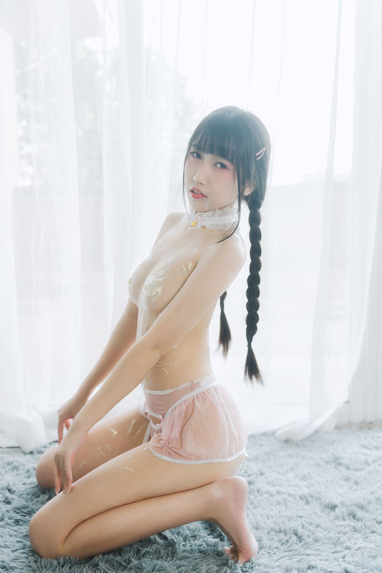 웹홍 COSER 사진] 웨이보 인기 Coser 부다이마오 - 나이유소녀