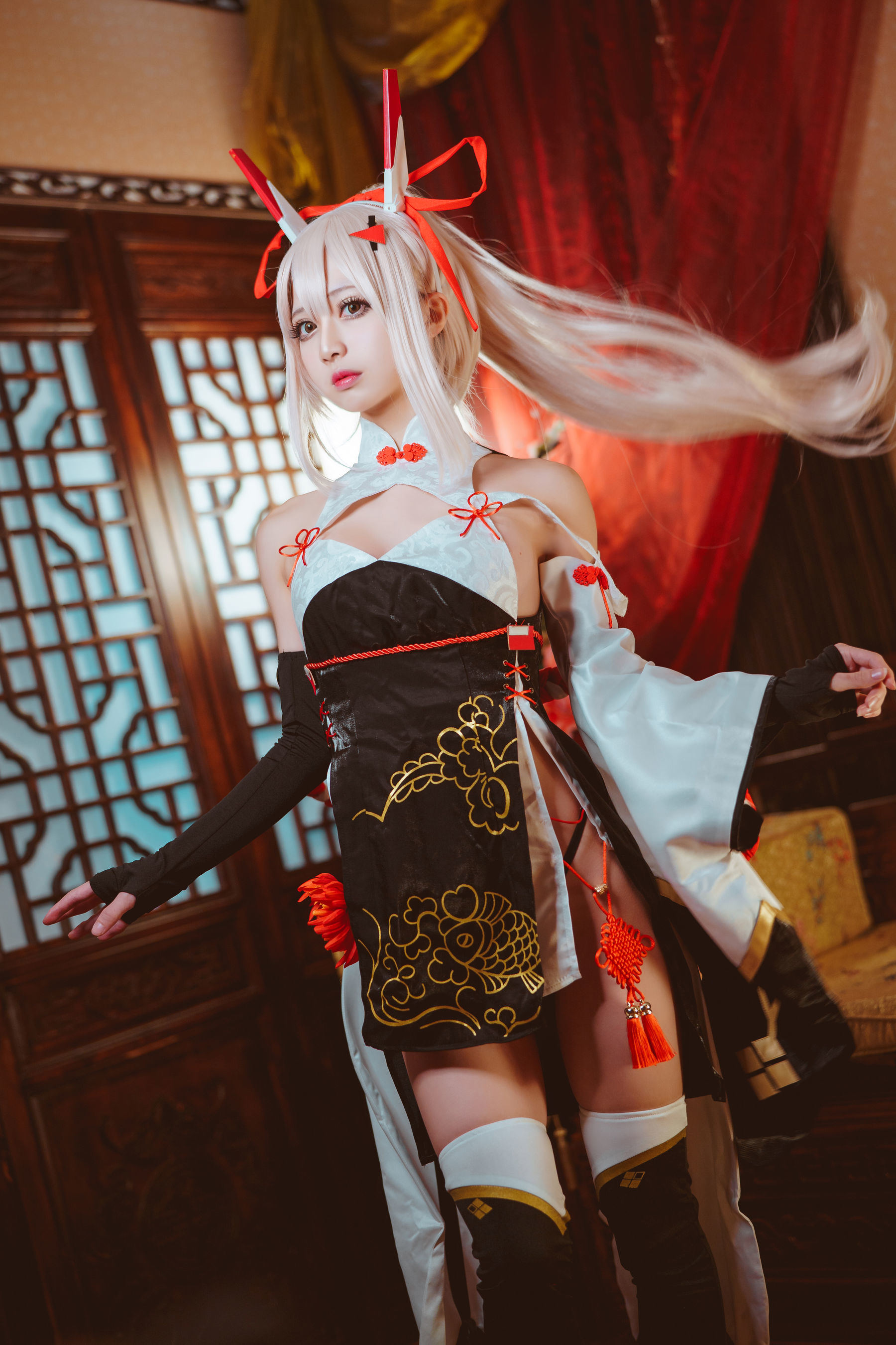 Internet Celebrity Coser Photo] Okita Rinka - Ayanami Cheongsam