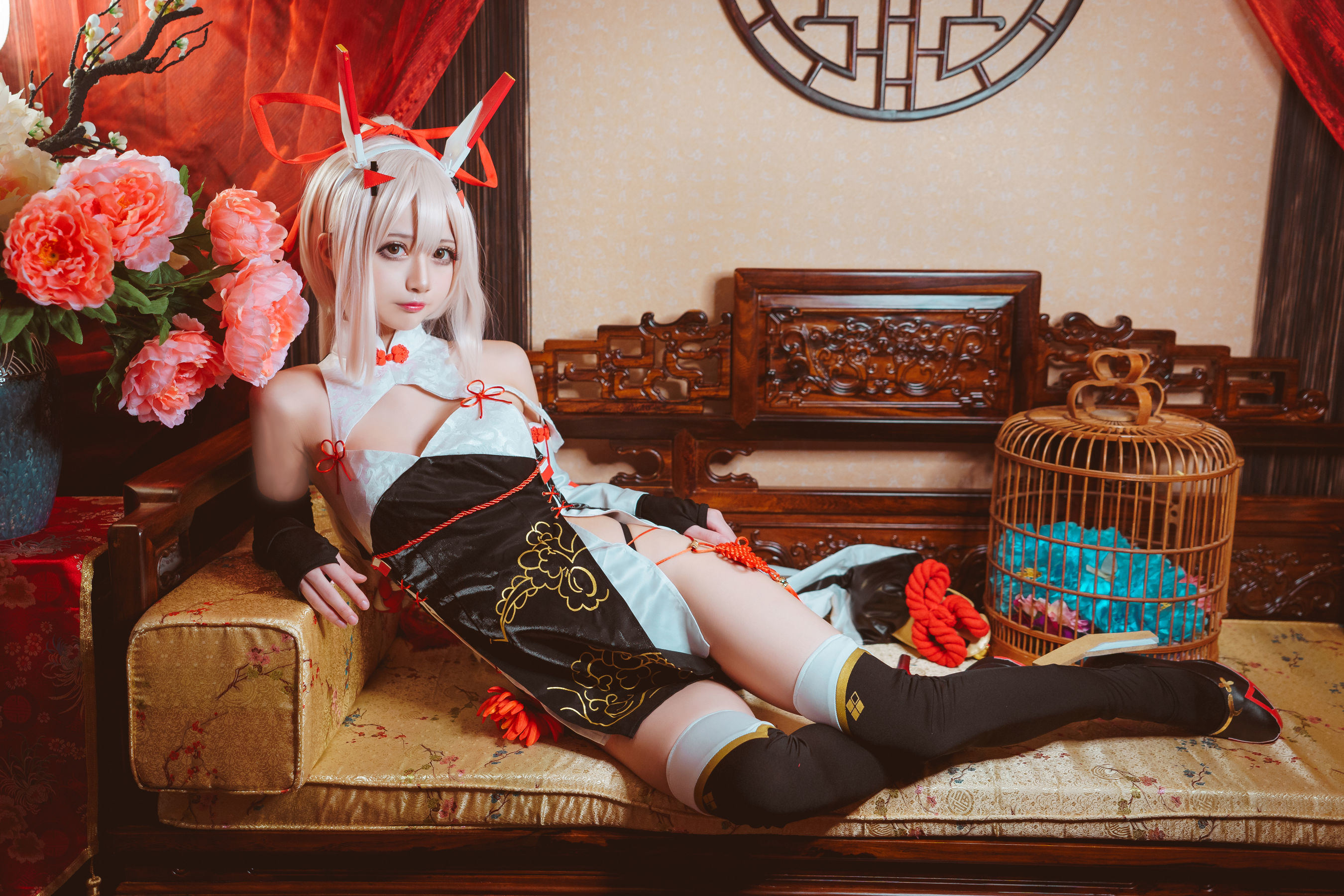 Internet Celebrity Coser Photo] Okita Rinka - Ayanami Cheongsam