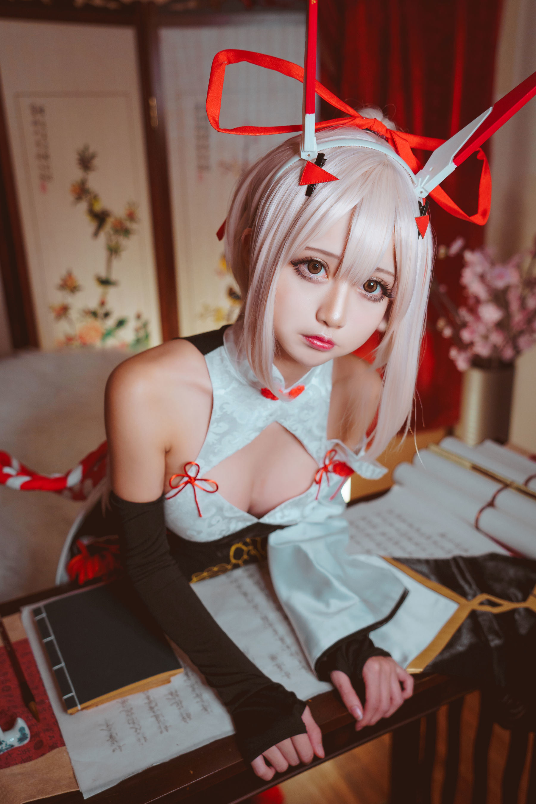 Internet Celebrity Coser Photo] Okita Rinka - Ayanami Cheongsam