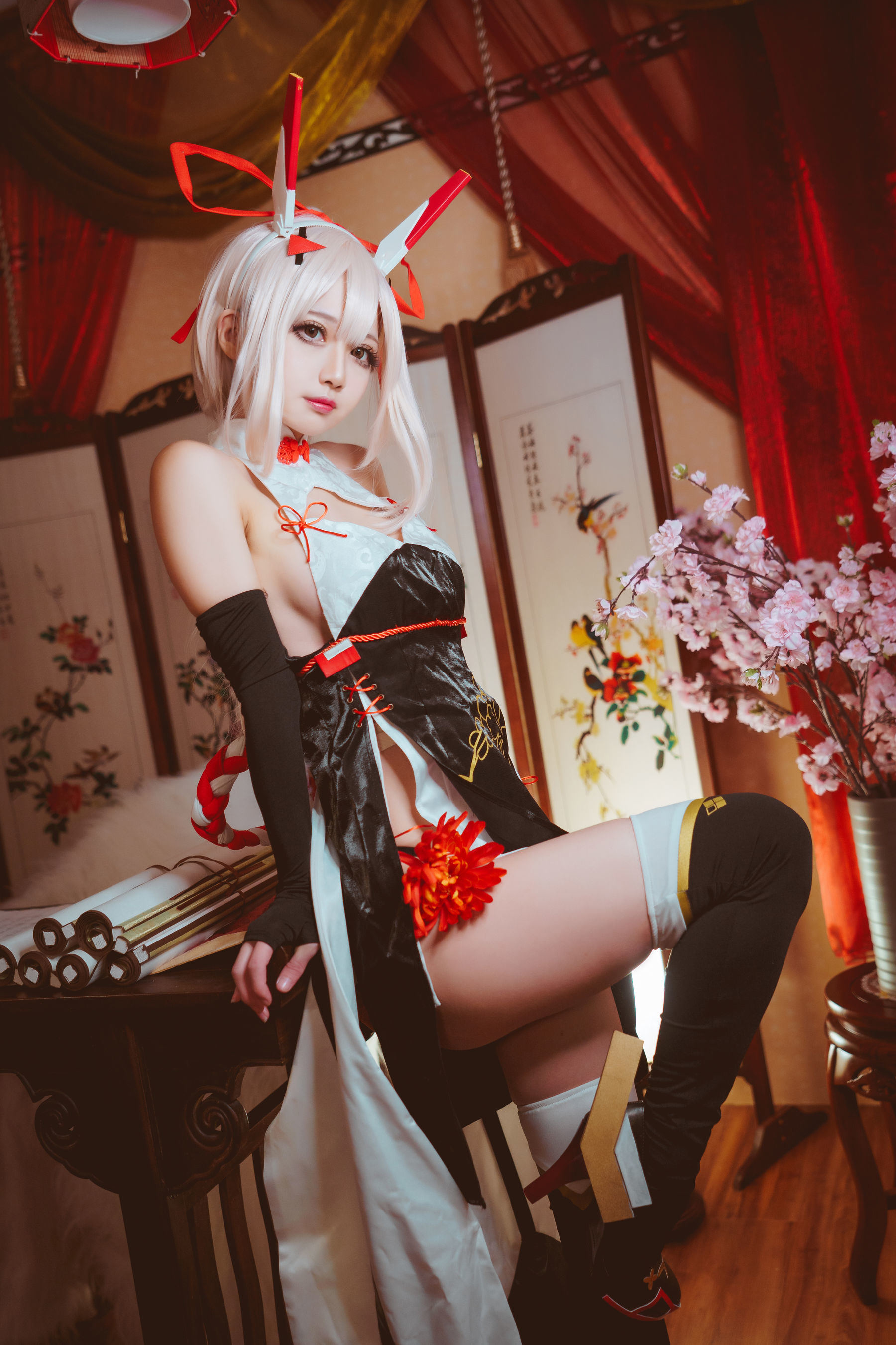 Internet Celebrity Coser Photo] Okita Rinka - Ayanami Cheongsam