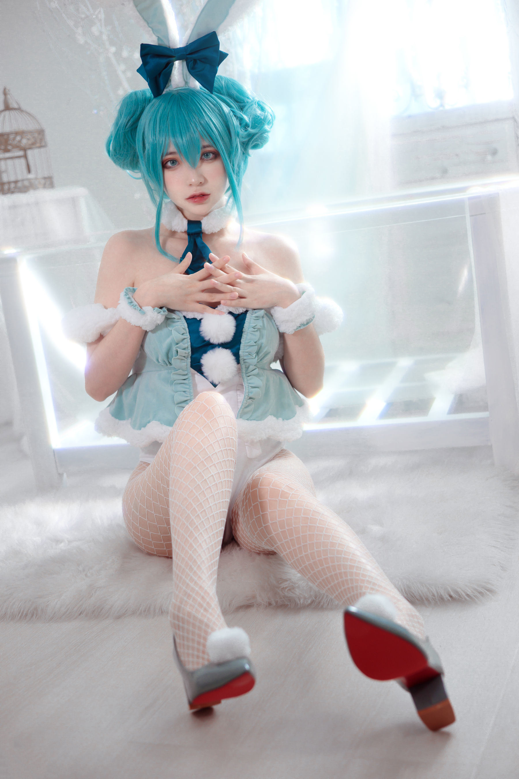 Internet Celebrity Cosplayer Photos] Feng Mao ss - Hatsune Miku Bunny Girl