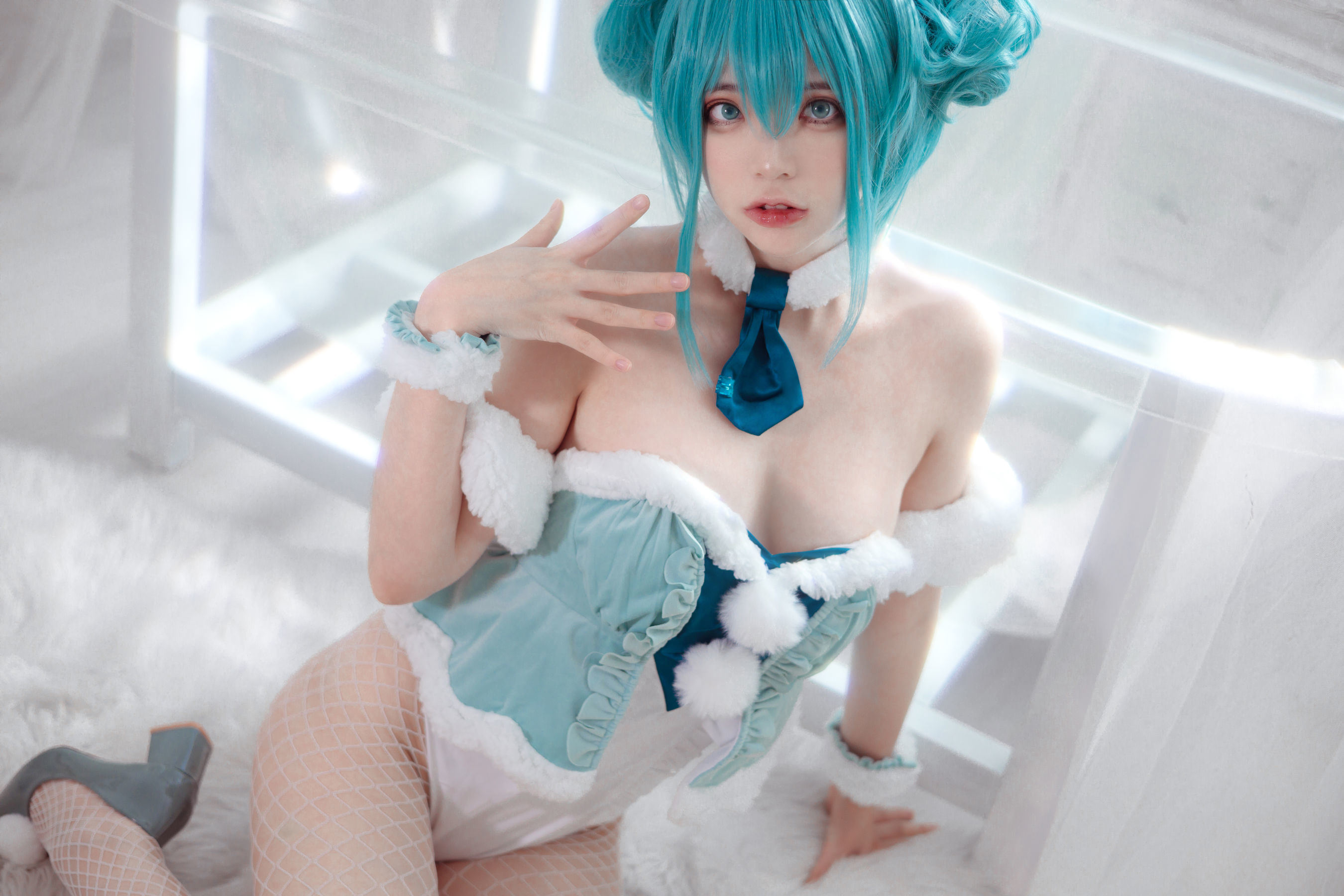Internet Celebrity Cosplayer Photos] Feng Mao ss - Hatsune Miku Bunny Girl