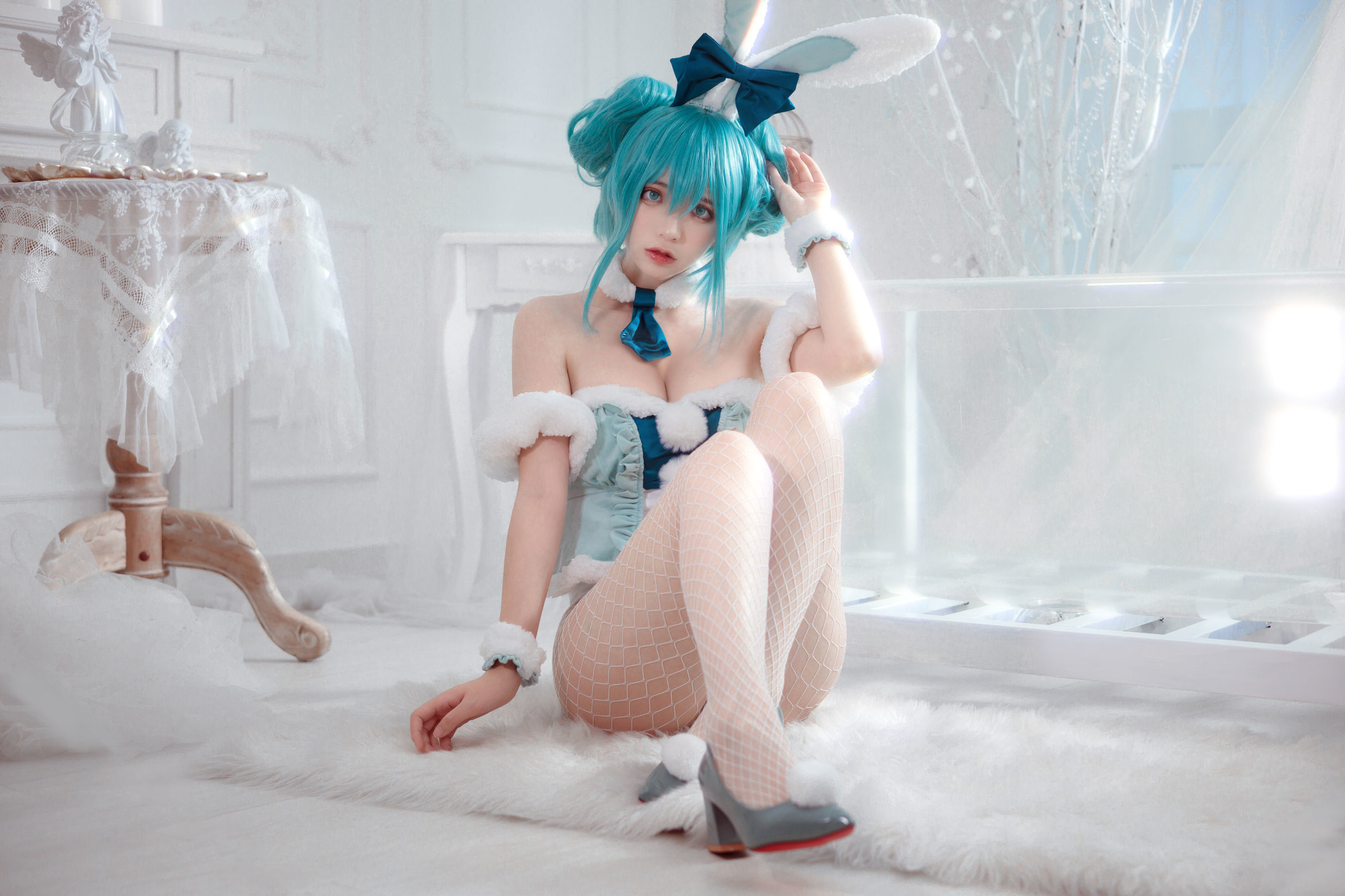 Internet Celebrity Cosplayer Photos] Feng Mao ss - Hatsune Miku Bunny Girl