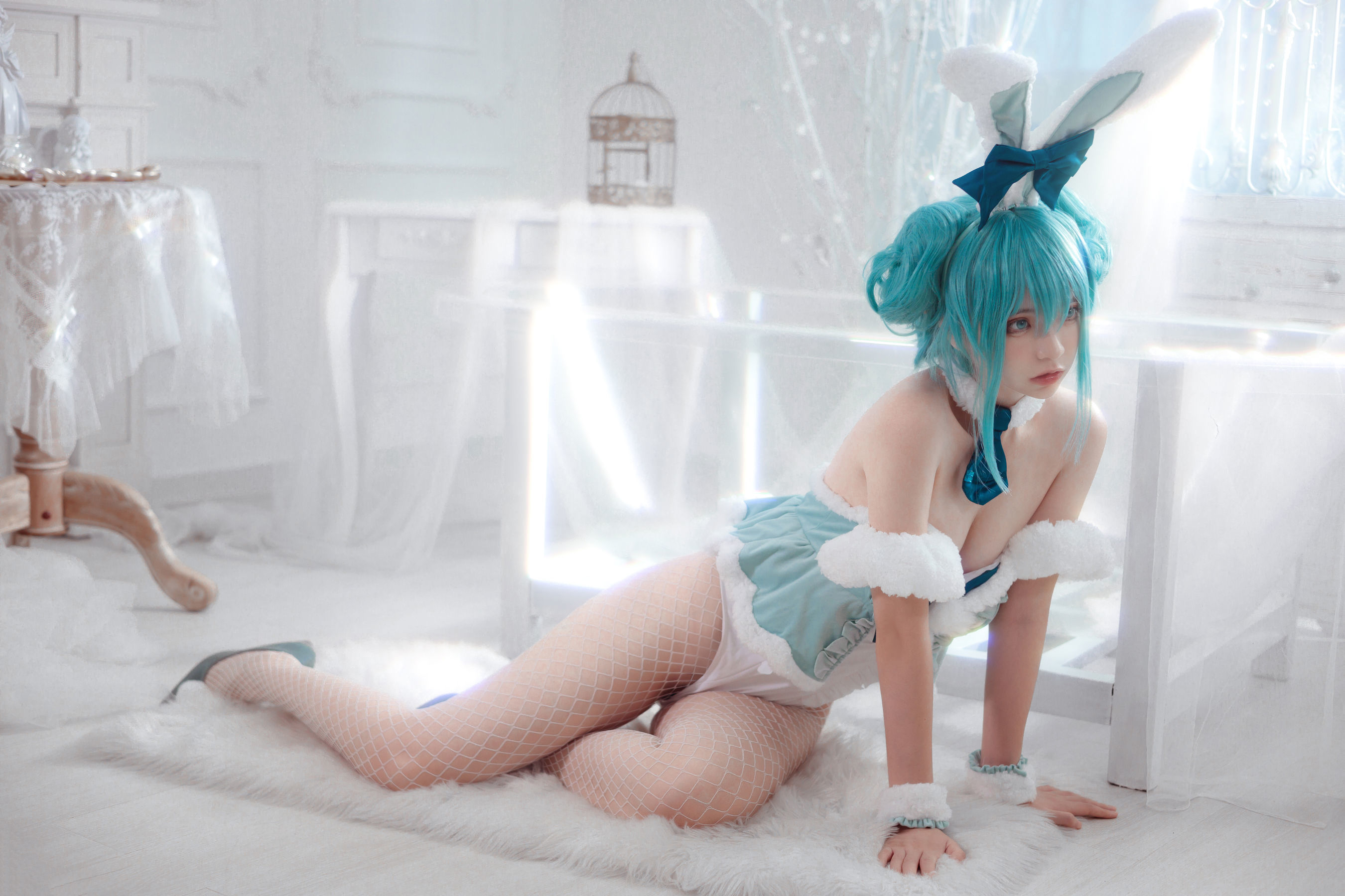 Internet Celebrity Cosplayer Photos] Feng Mao ss - Hatsune Miku Bunny Girl