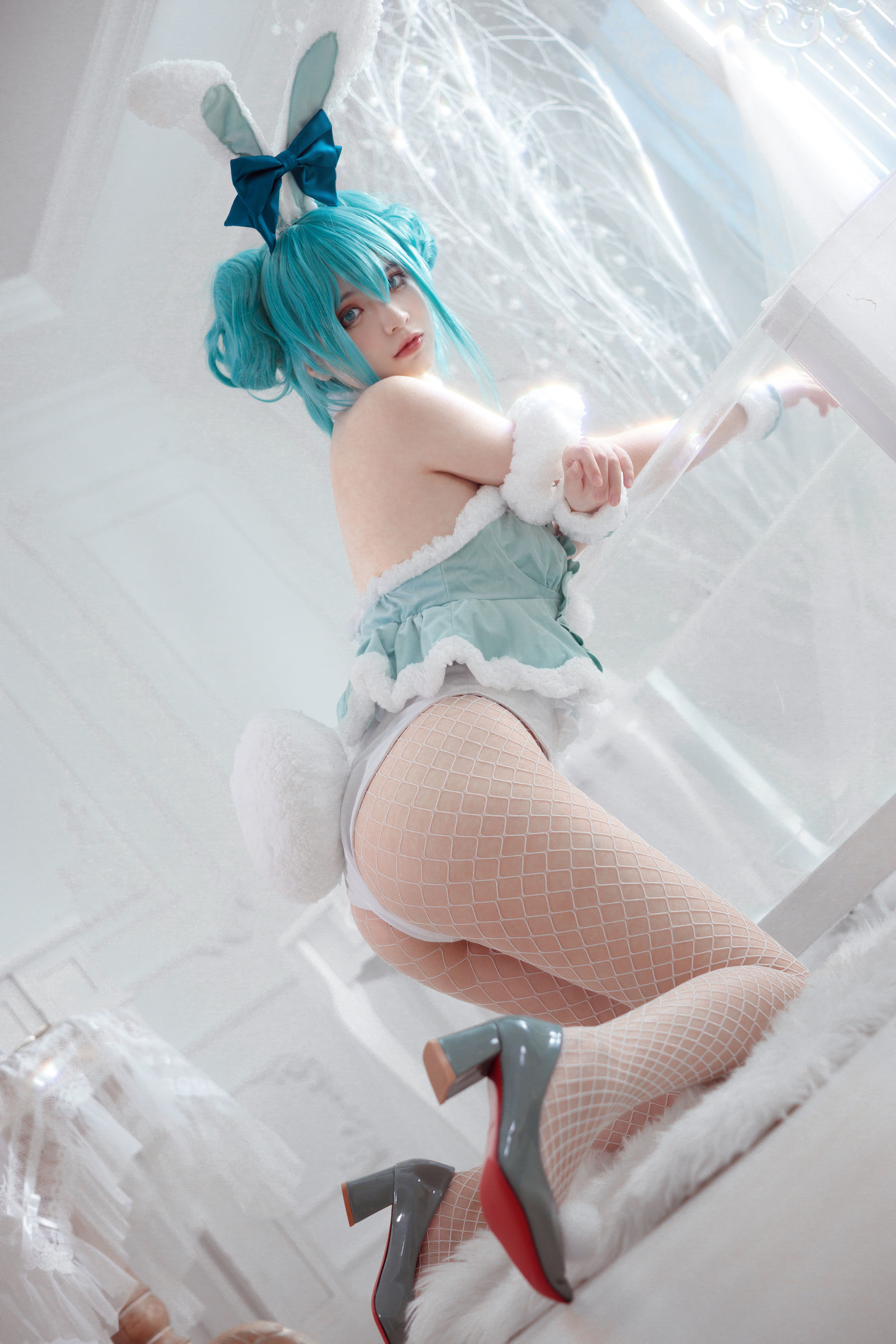 [网红COSER写真] 疯猫ss - miku初音兔女郎