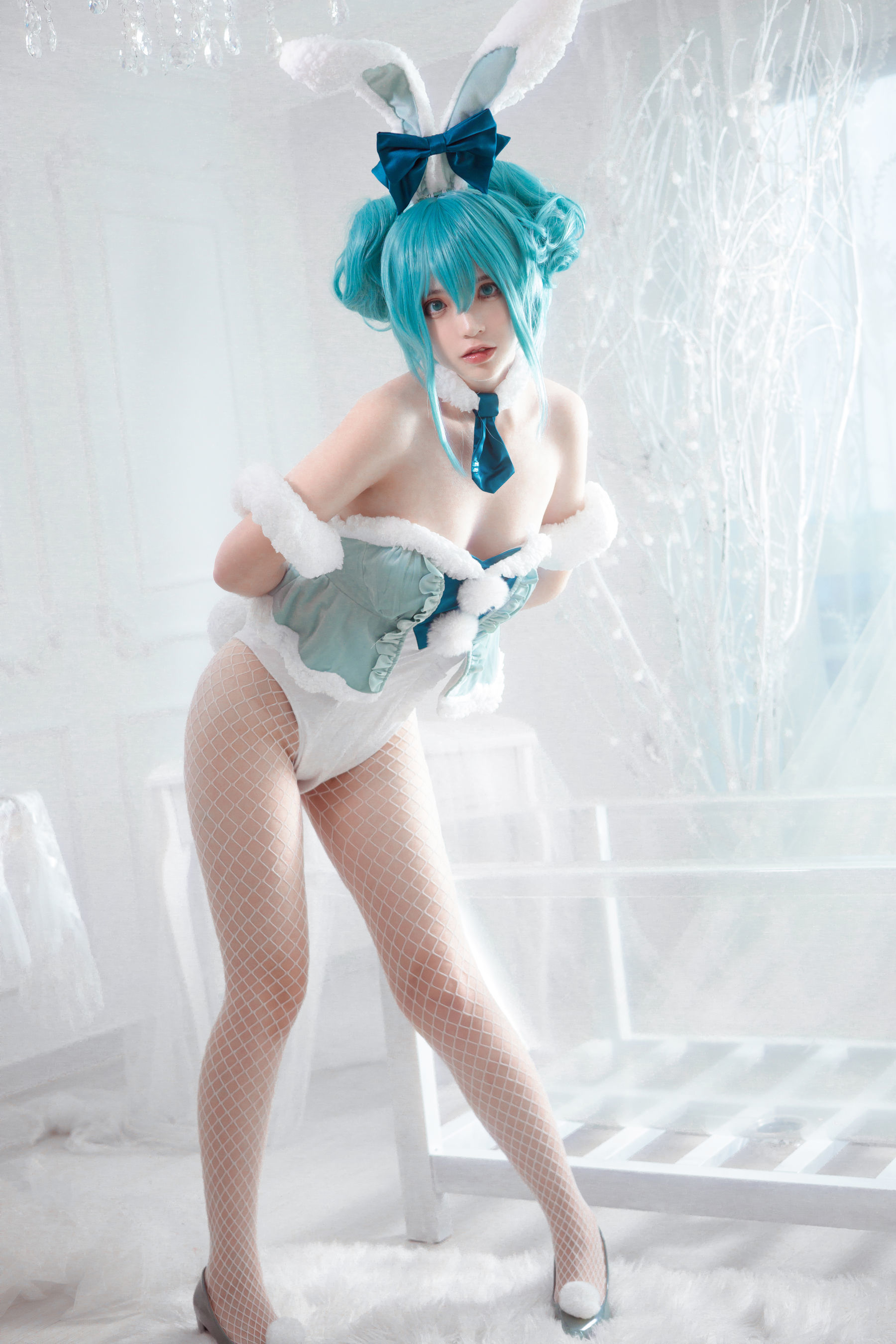Internet Celebrity Cosplayer Photos] Feng Mao ss - Hatsune Miku Bunny Girl