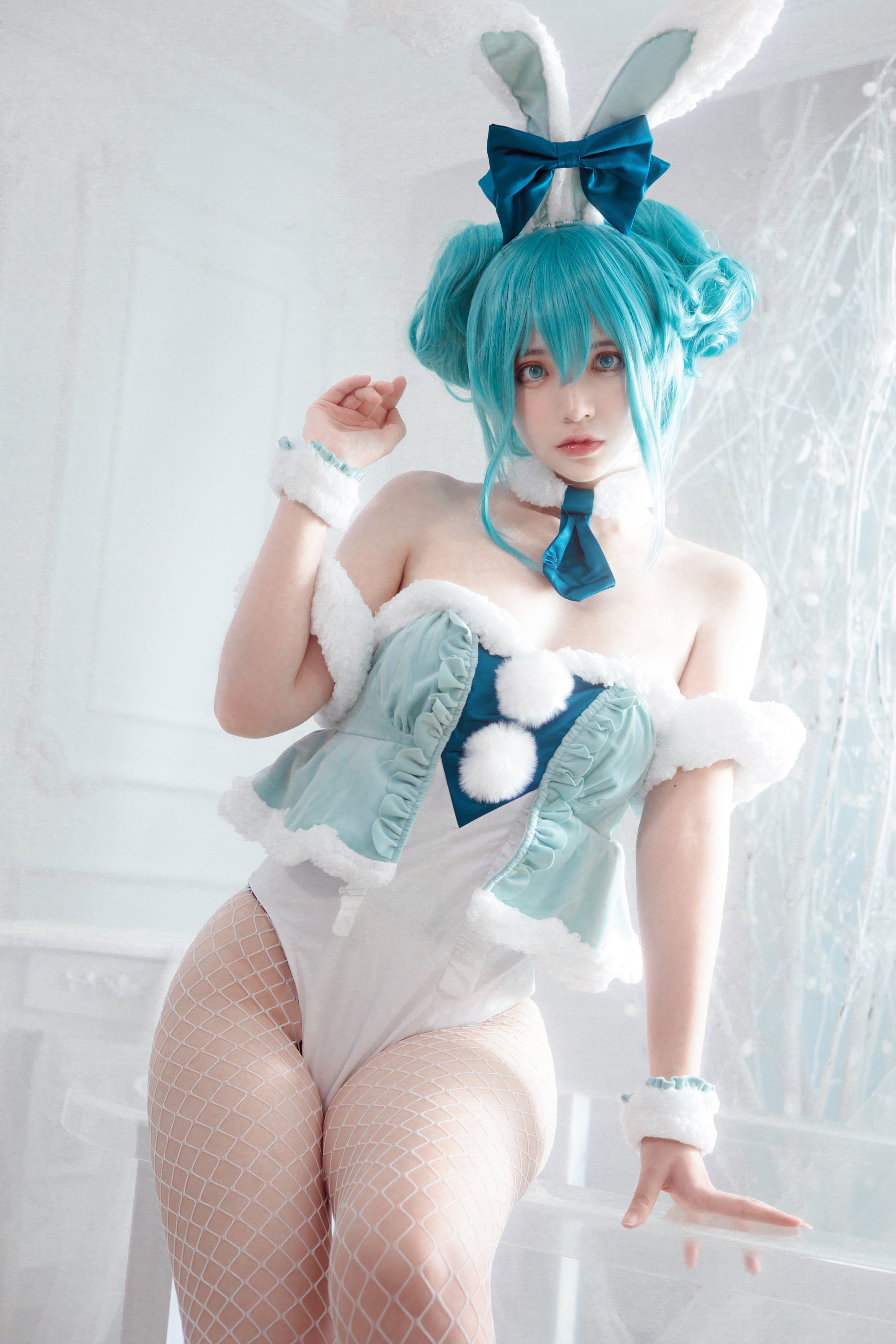 Internet Celebrity Cosplayer Photos] Feng Mao ss - Hatsune Miku Bunny Girl