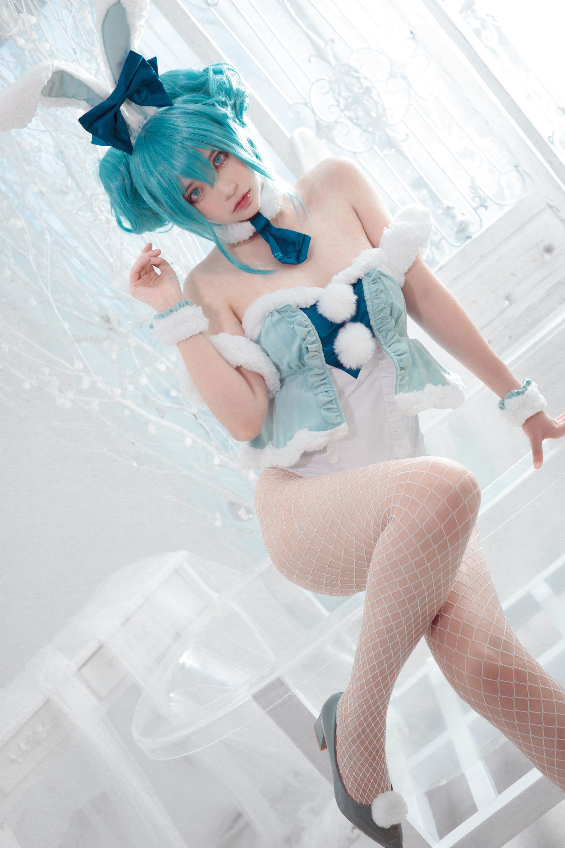 Internet Celebrity Cosplayer Photos] Feng Mao ss - Hatsune Miku Bunny Girl