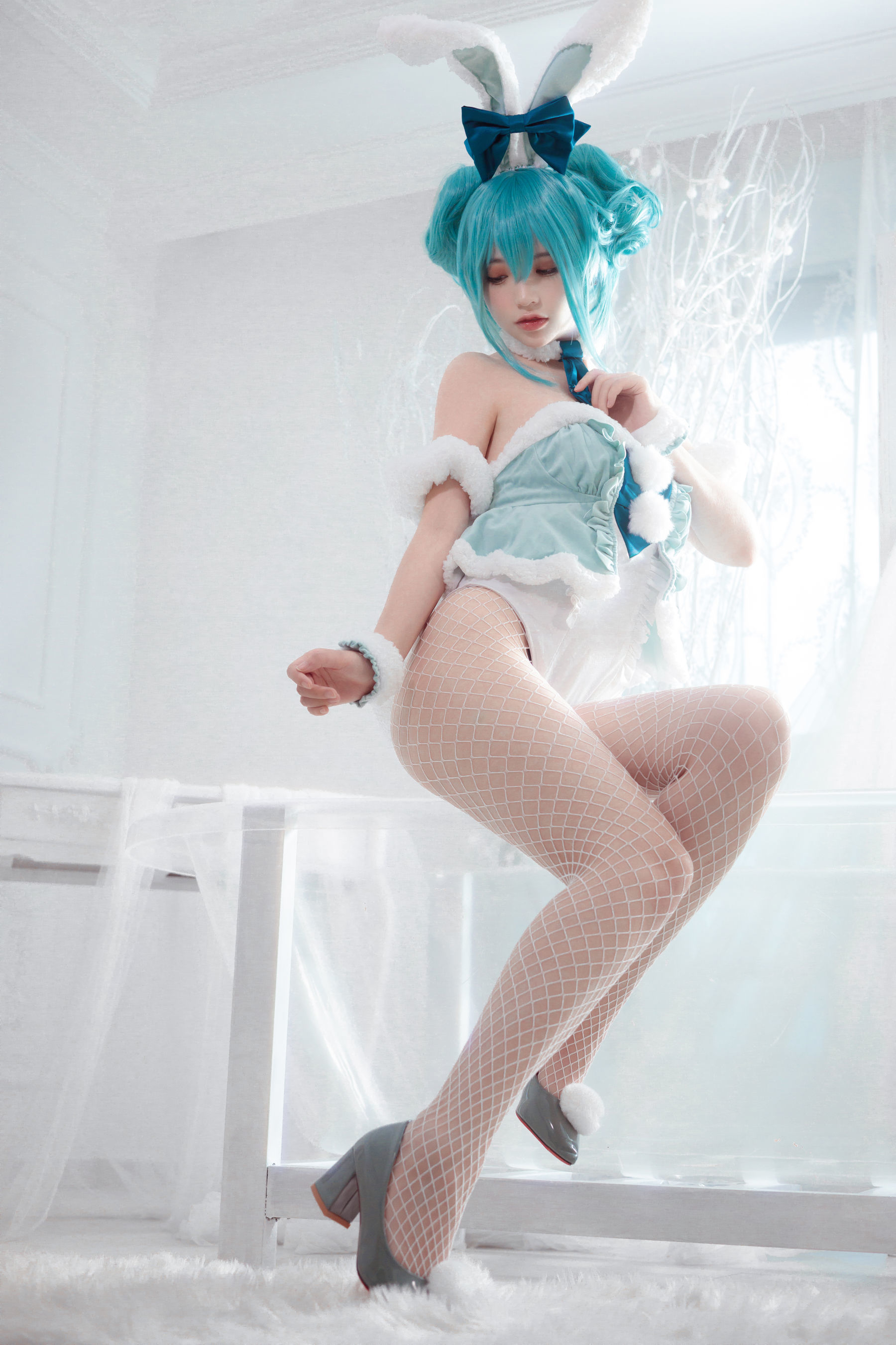 Internet Celebrity Cosplayer Photos] Feng Mao ss - Hatsune Miku Bunny Girl