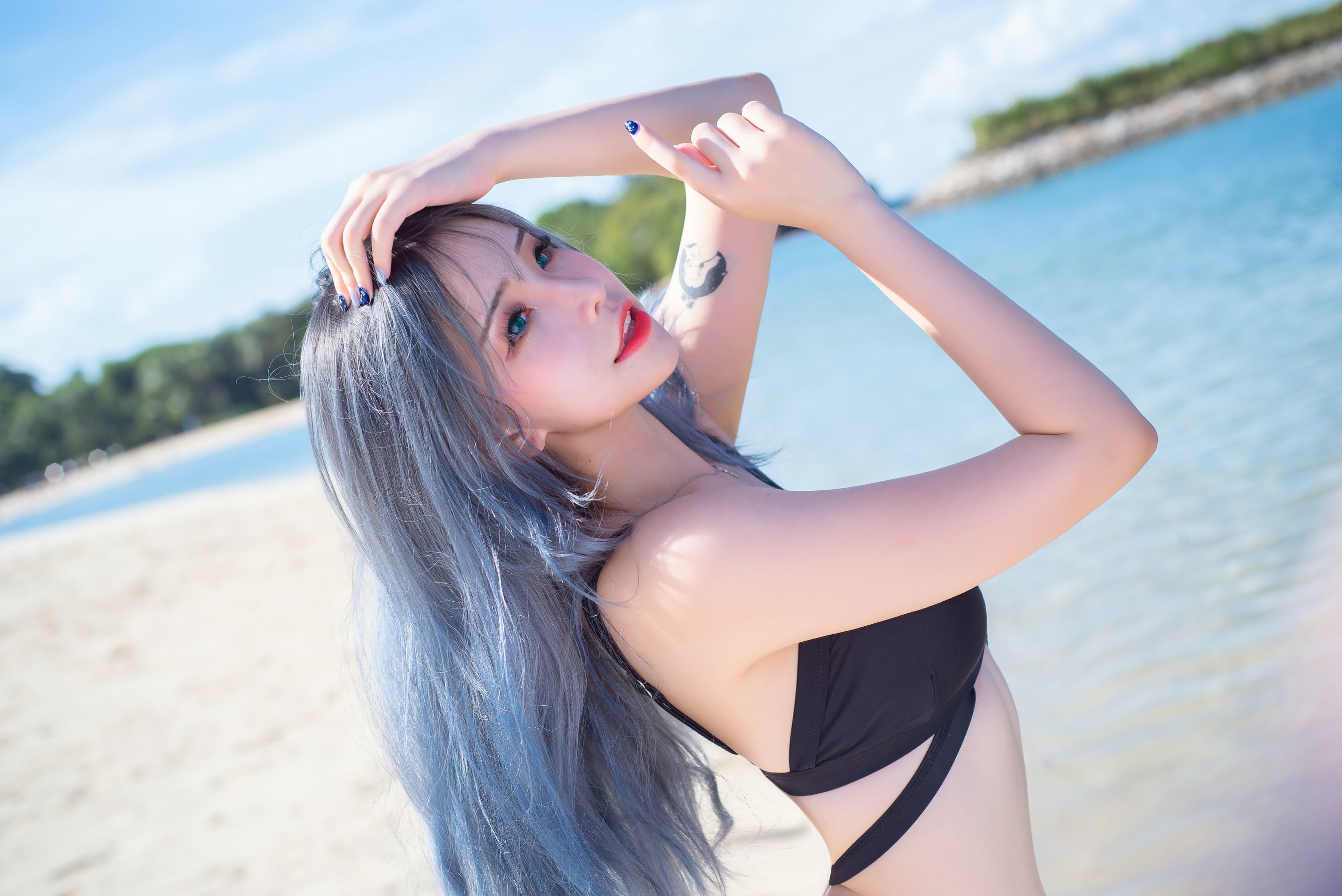 Sách ảnh Coser nổi tiếng mạng] Hoa Riri (Plant Lily) - Beach Lily
