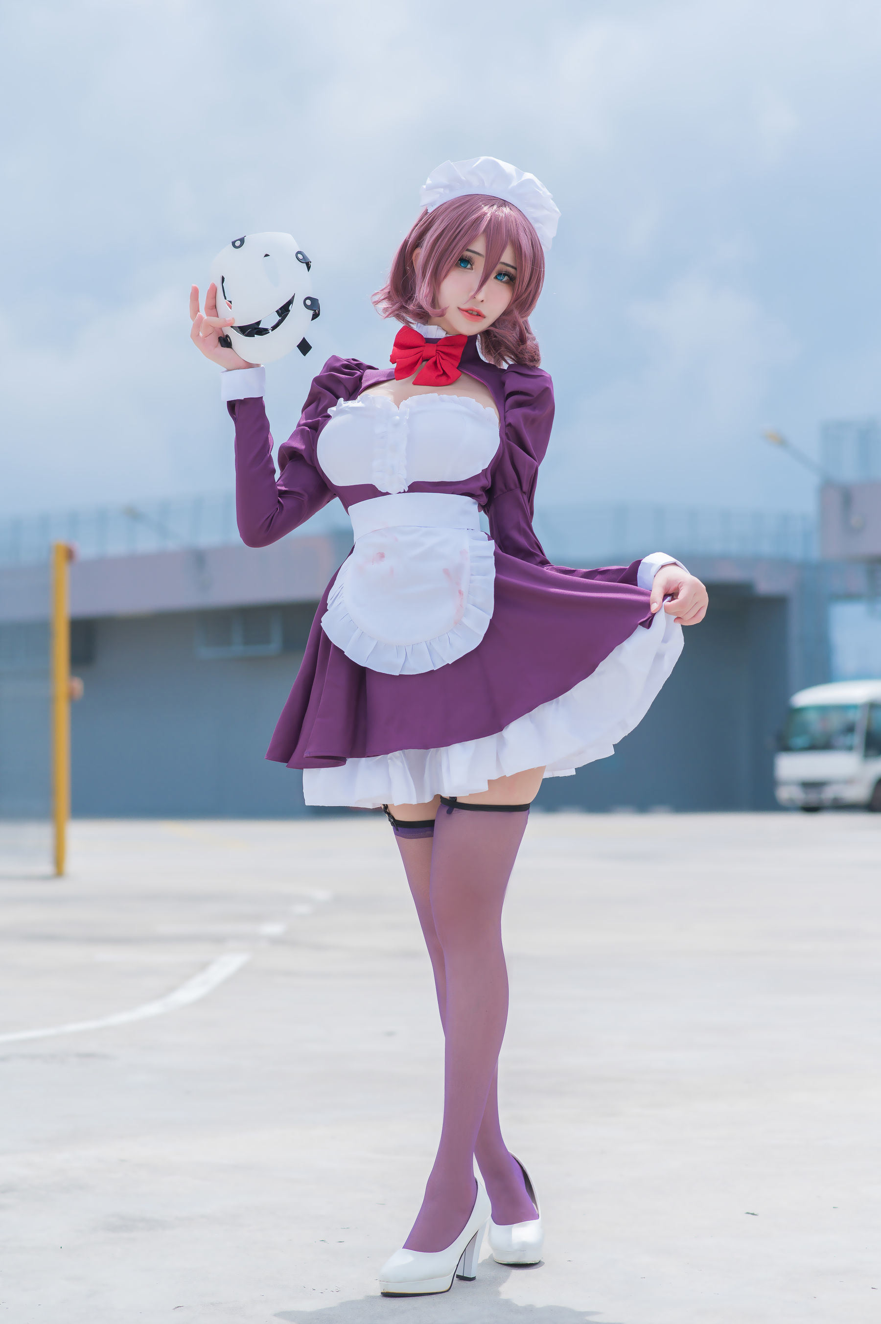 Internet Celebrity Cosplayer Photobook] Plant Lily - Maid Mask