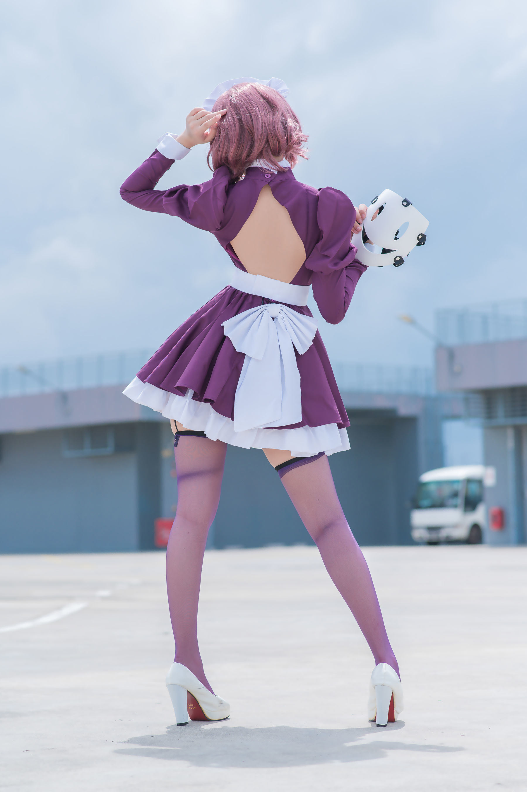 Internet Celebrity Cosplayer Photobook] Plant Lily - Maid Mask