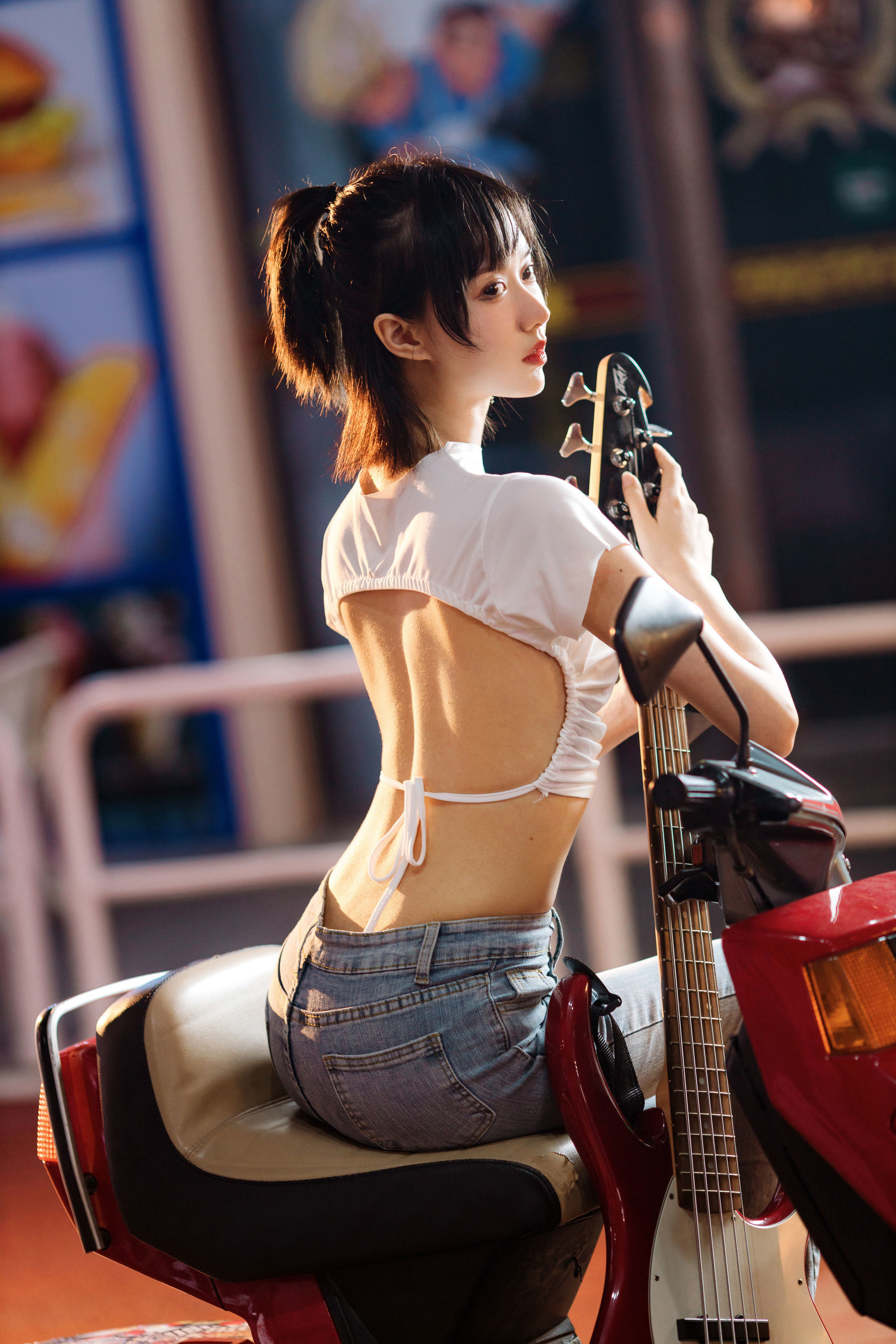 [网红COSER写真] 萌系小姐姐木绵绵OwO - 贝斯与妹妹2