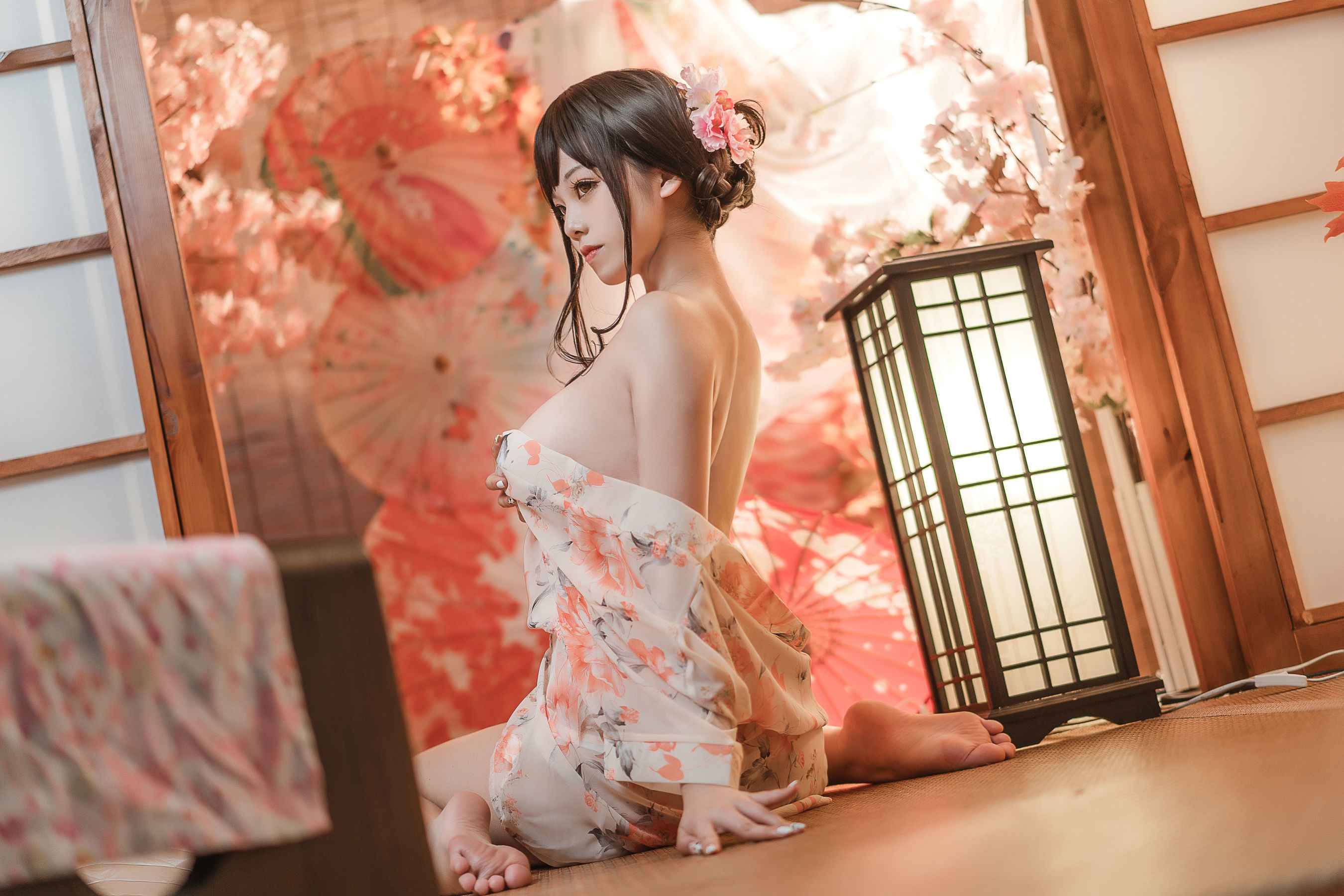 ネット有名人COSER写真] 萌え系お姉さん蜜汁猫裘 - 浴娘2