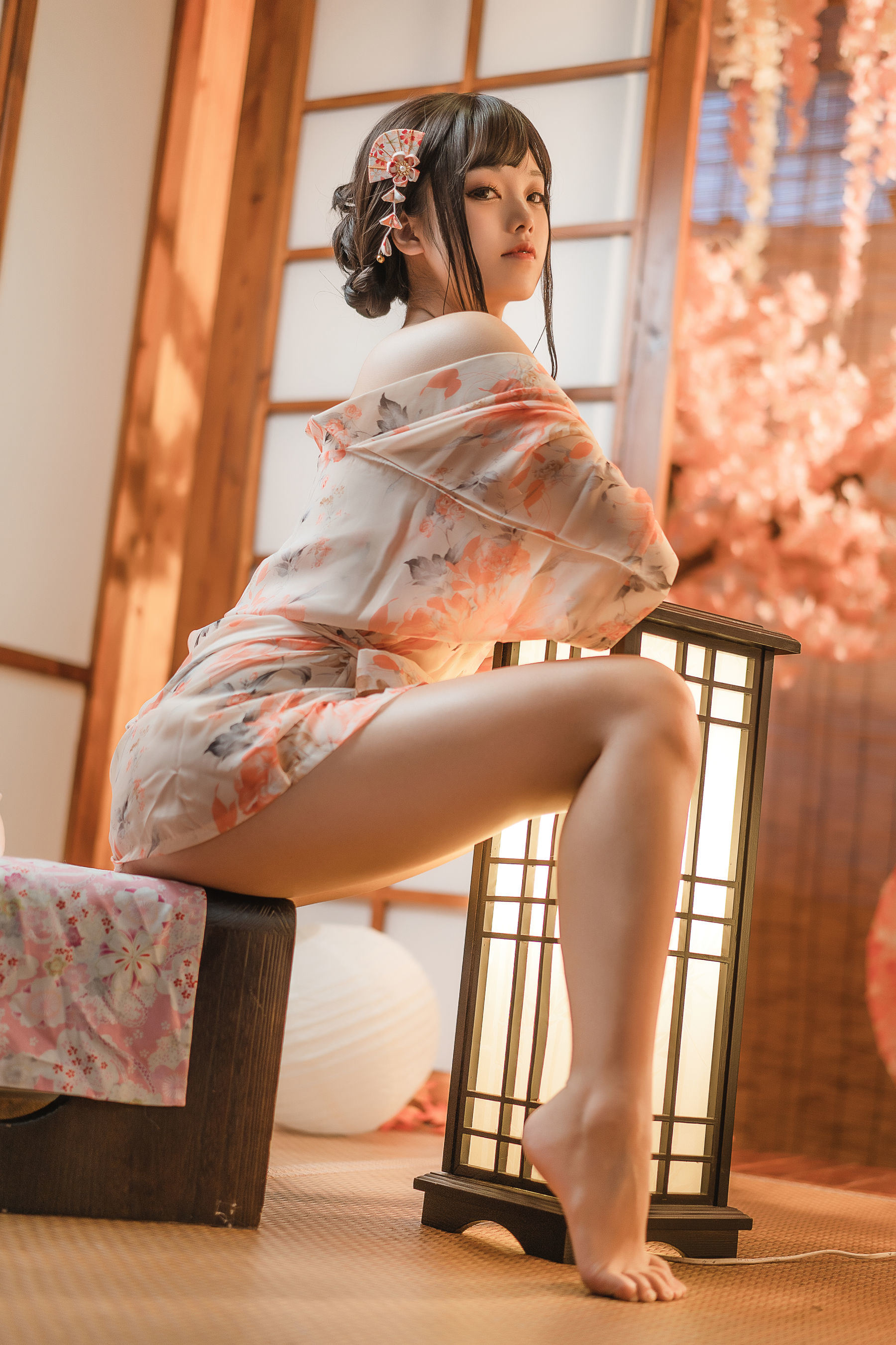 Internet Celebrity COSER Photobook] Moe Style Miss Mizhi Maoqiu - Bath Niang 2