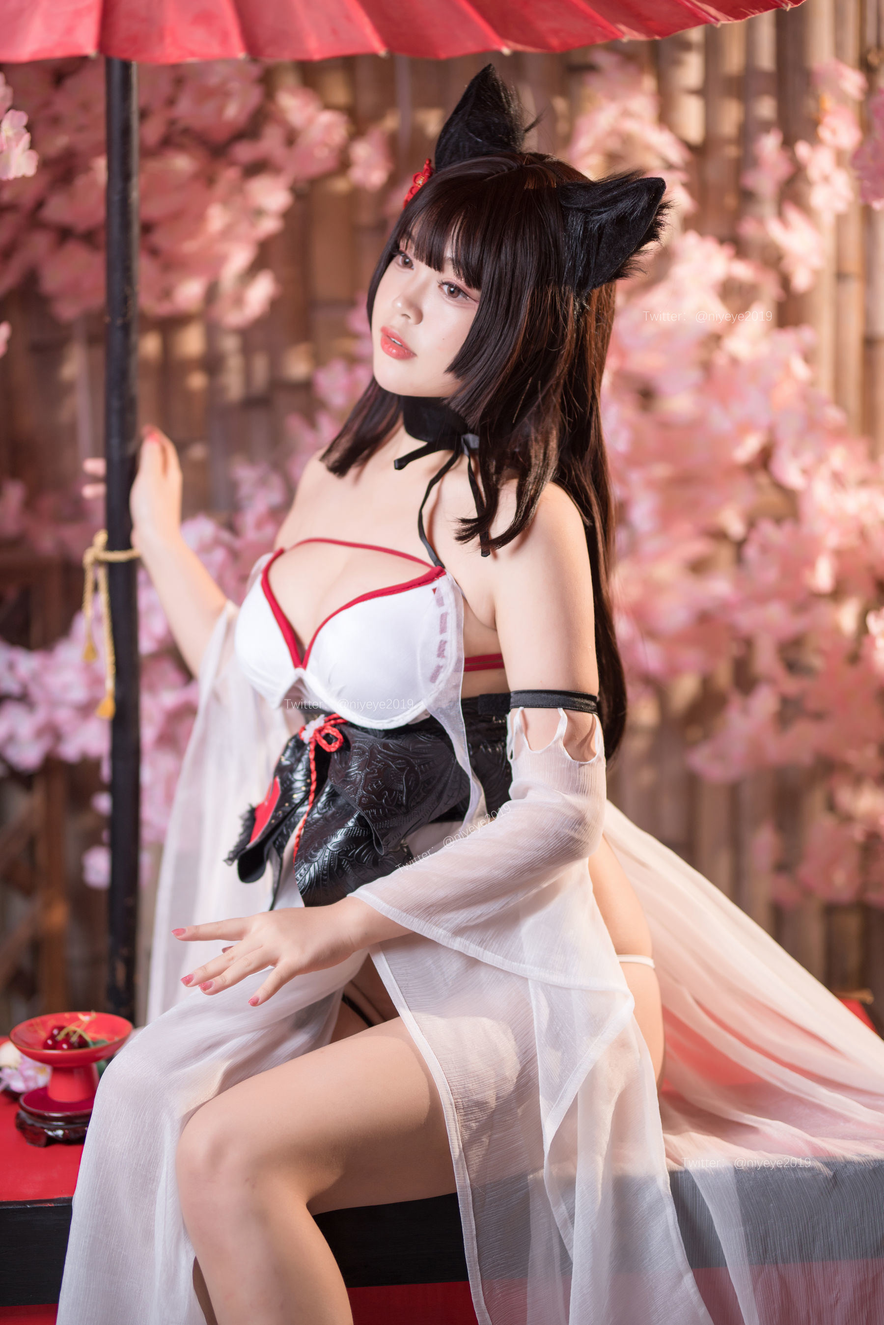 Ảnh chụp Coser nổi tiếng] Hệ moe - Cô chị - Bạch Dạ - Áo tắm ướt thân