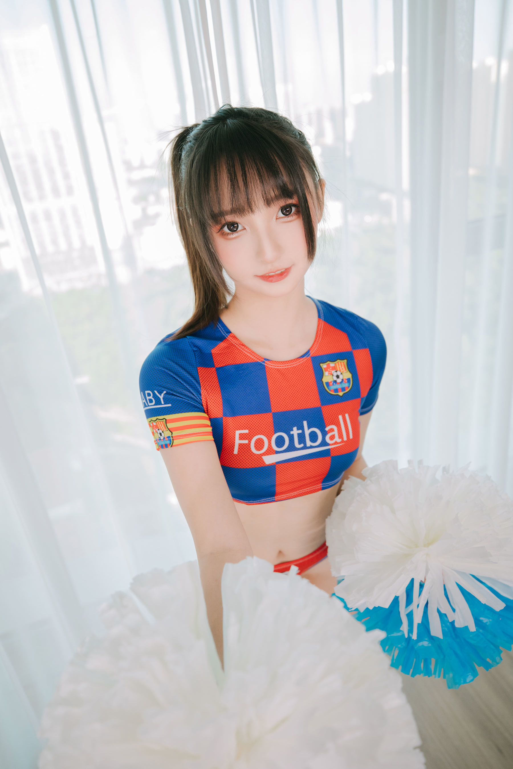 ネットコスプレイヤー写真集] ロリィ神楽バンマフユのチアガール少女