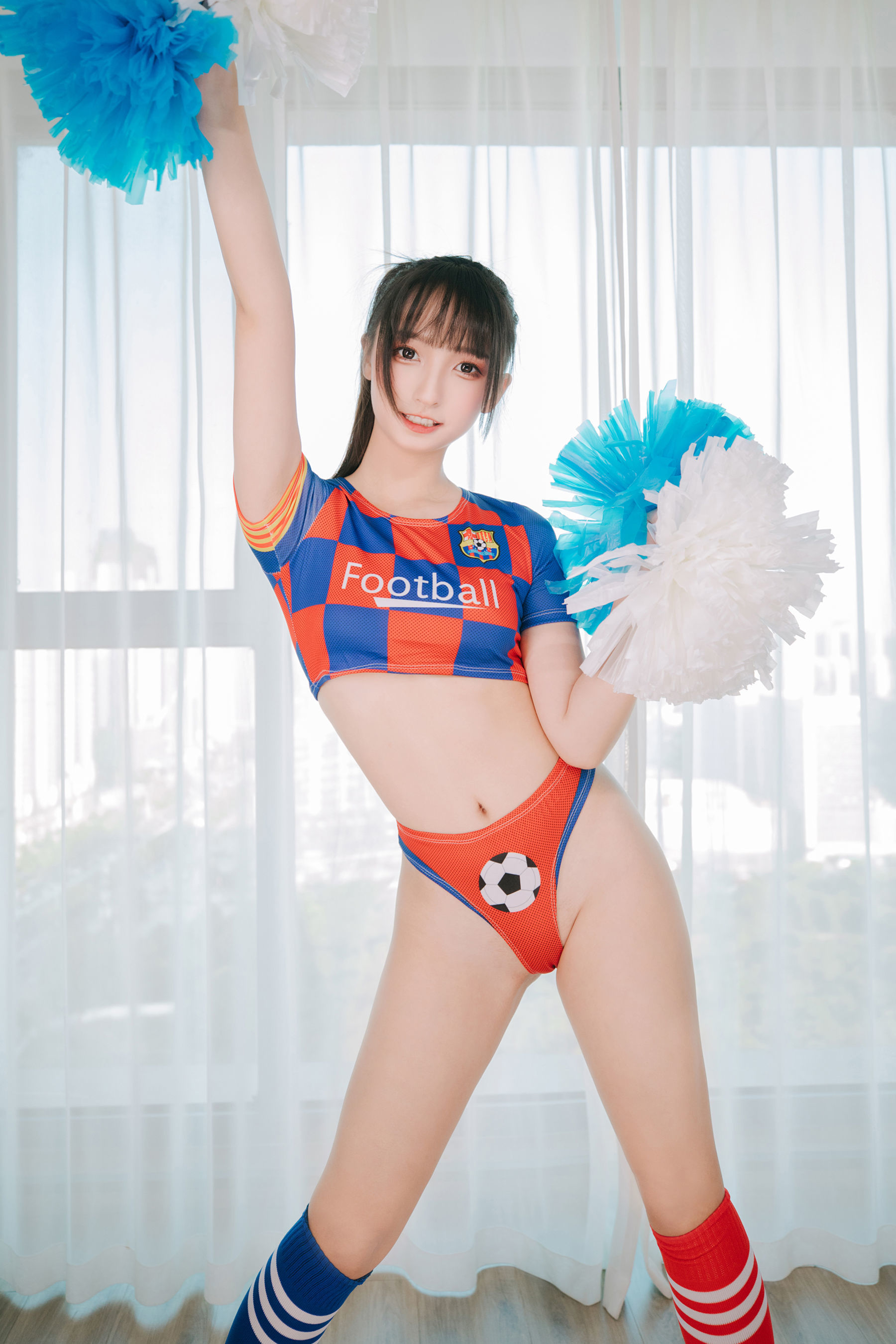 ネットコスプレイヤー写真集] ロリィ神楽バンマフユのチアガール少女