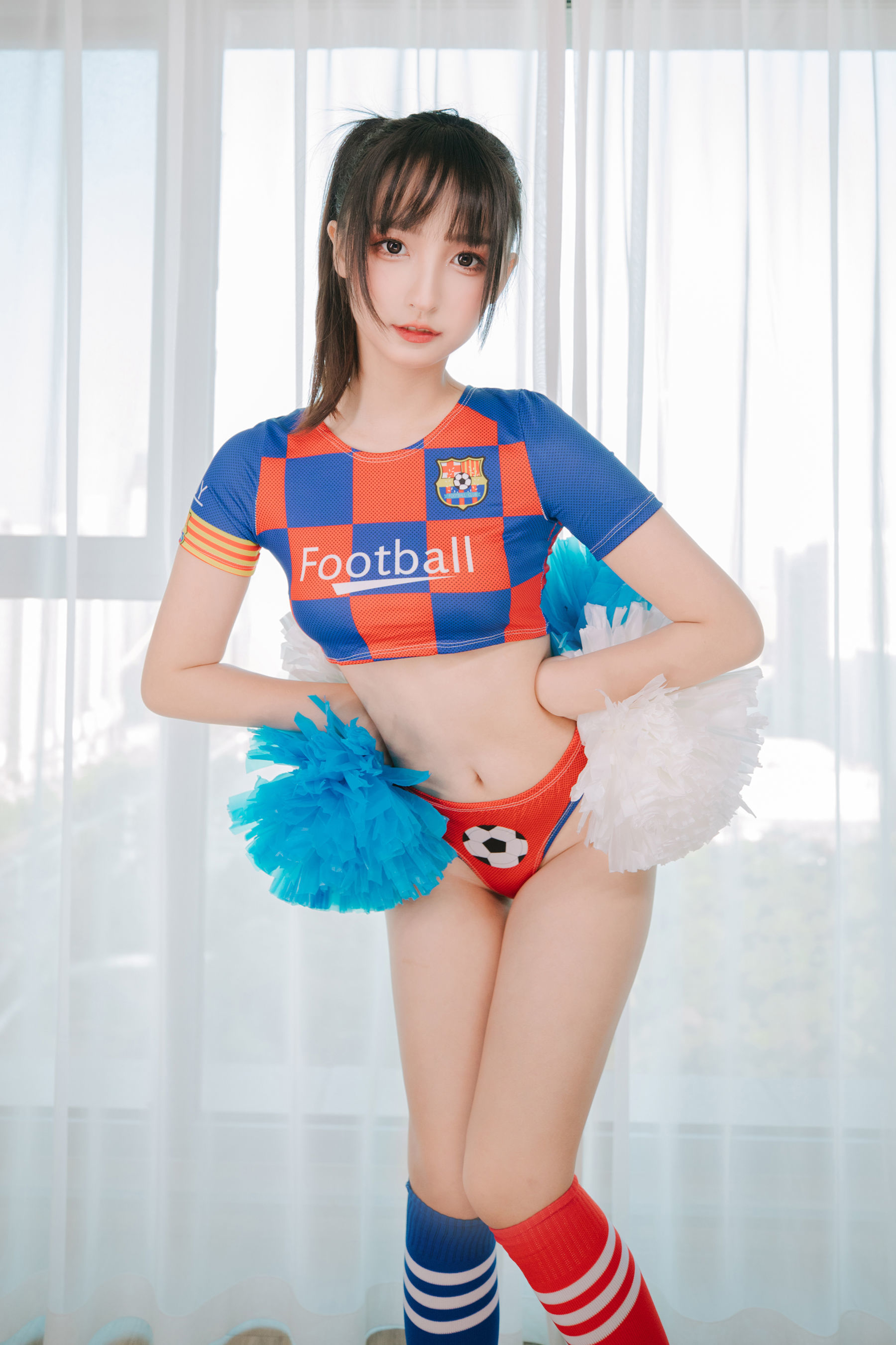 ネットコスプレイヤー写真集] ロリィ神楽バンマフユのチアガール少女