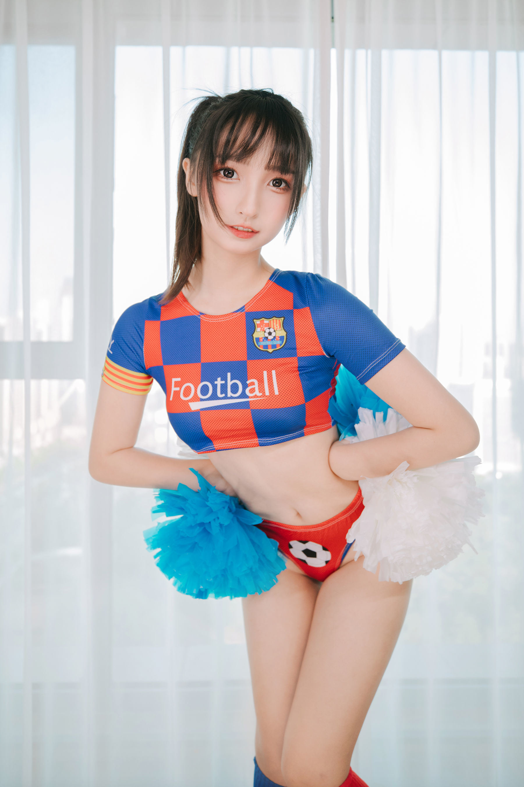 ネットコスプレイヤー写真集] ロリィ神楽バンマフユのチアガール少女