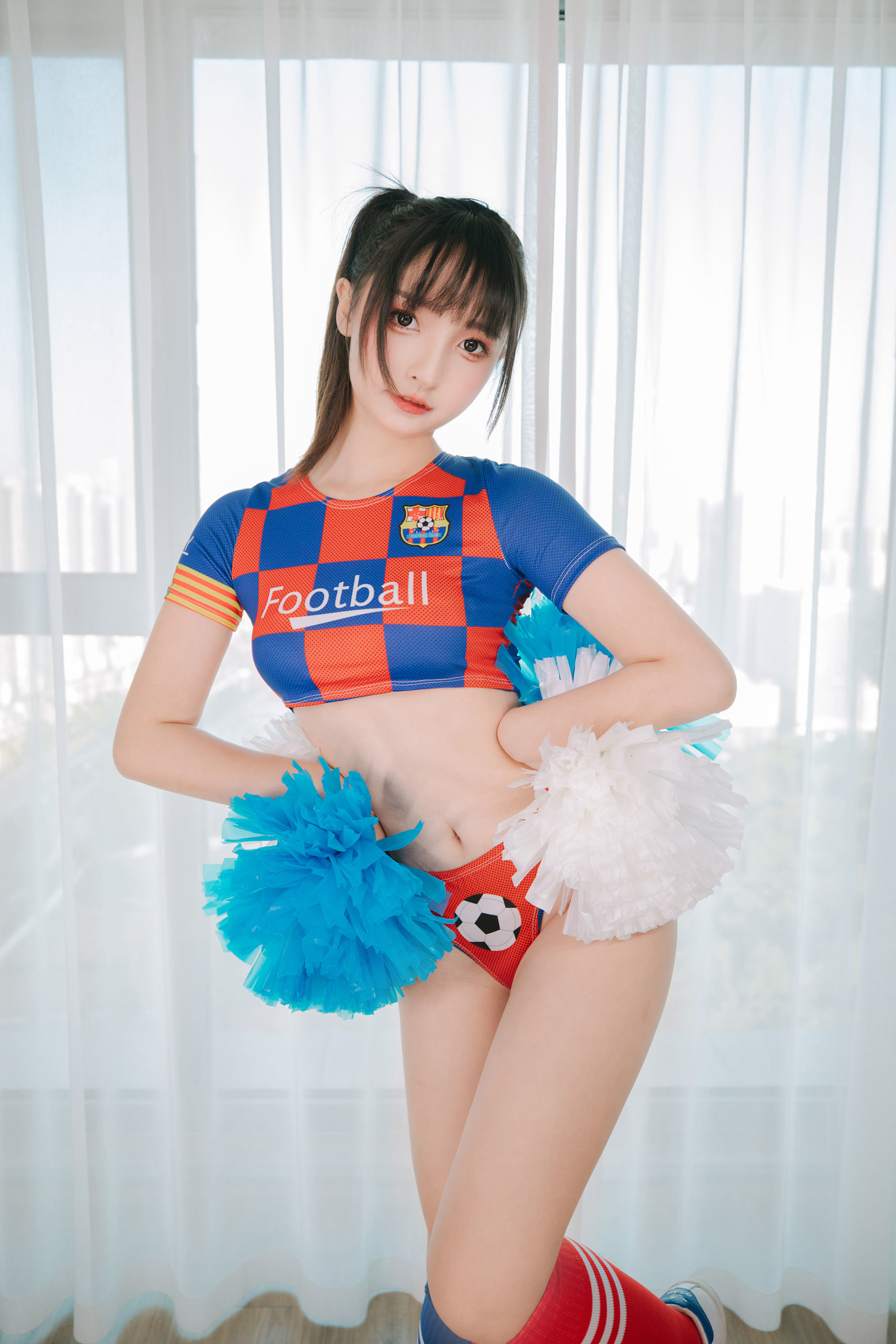 ネットコスプレイヤー写真集] ロリィ神楽バンマフユのチアガール少女
