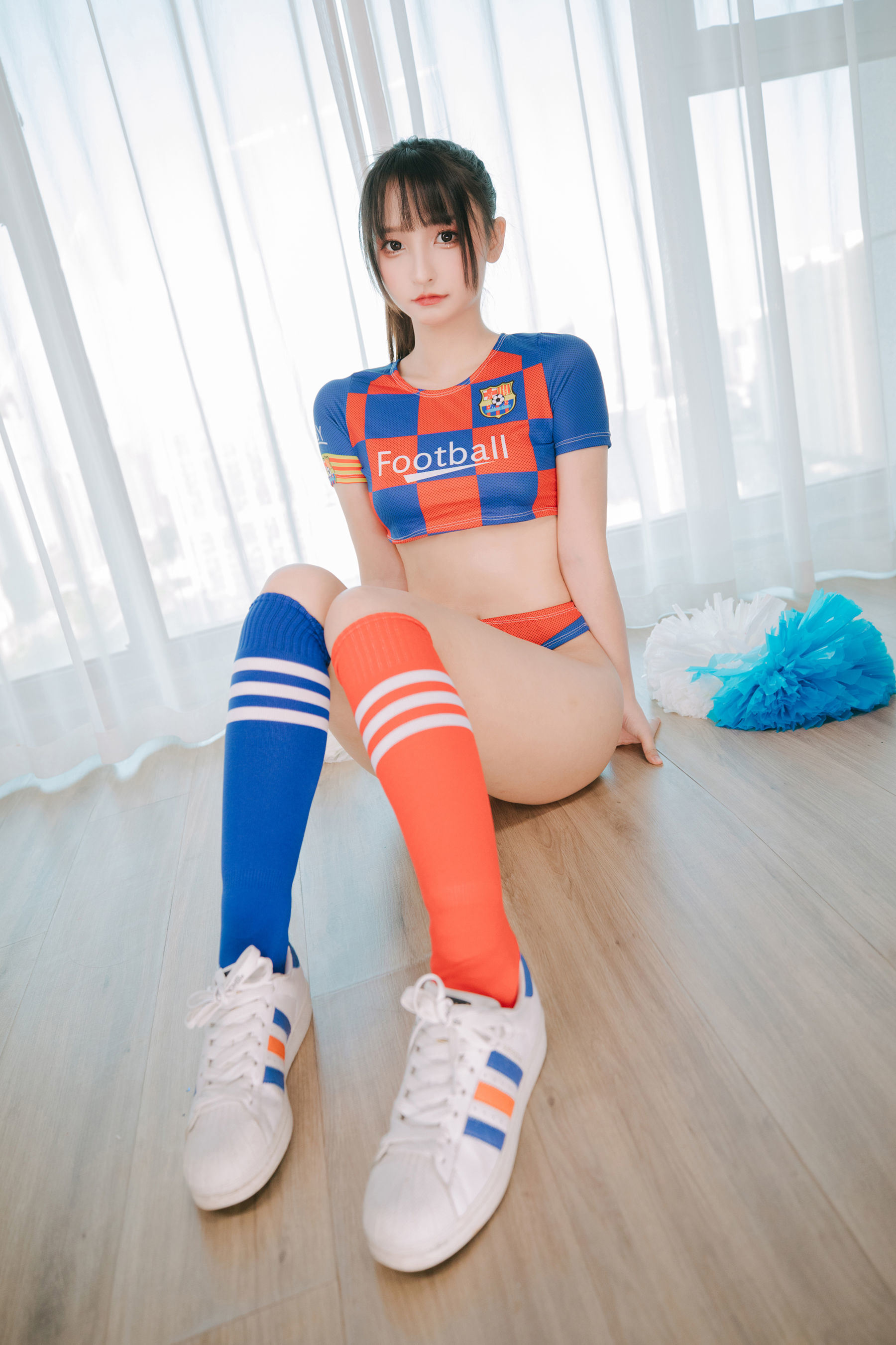 ネットコスプレイヤー写真集] ロリィ神楽バンマフユのチアガール少女