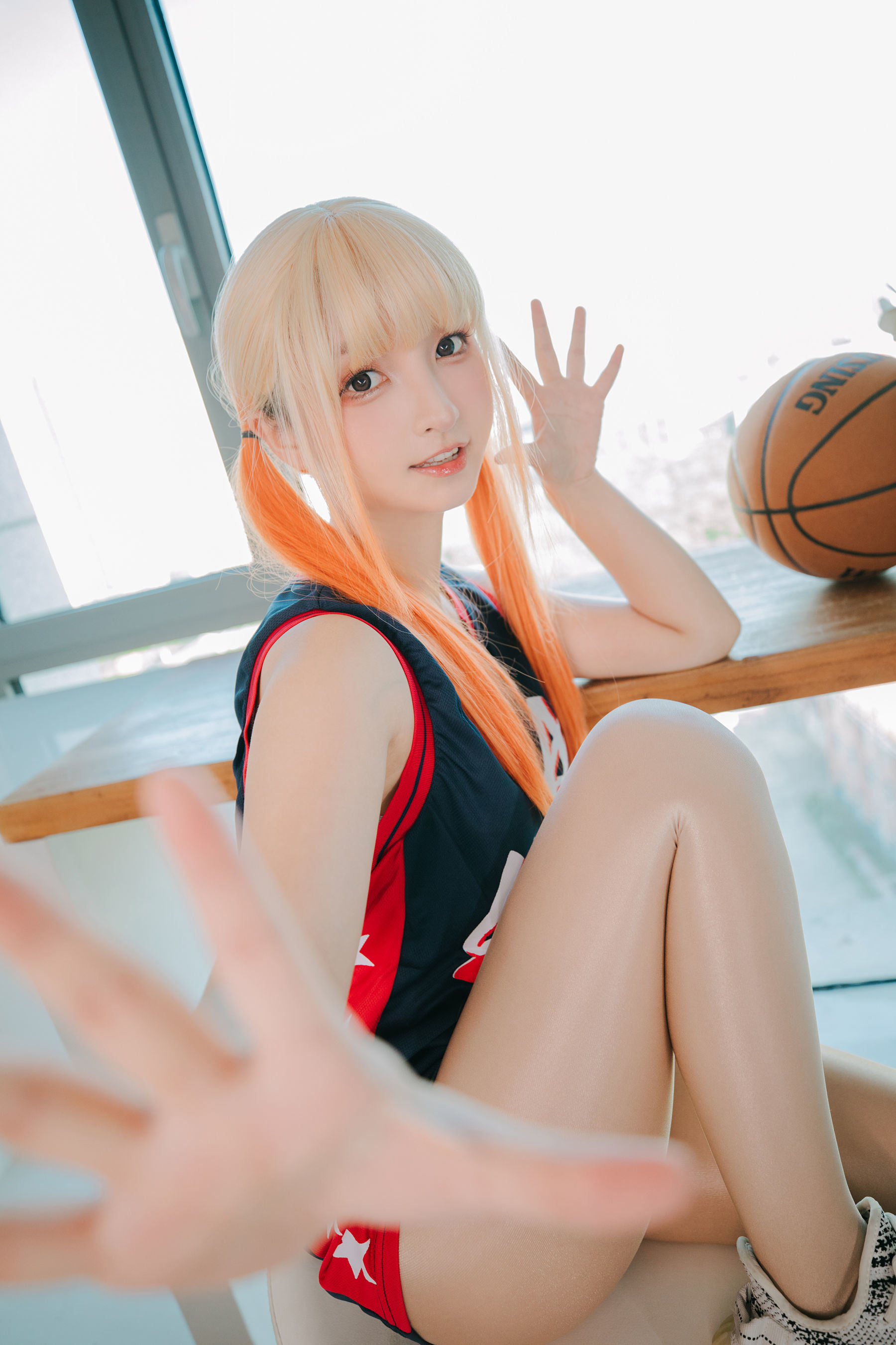 왕홍 COSER 사진] 롤리타 가구라 반진동 의 치어리딩 소녀