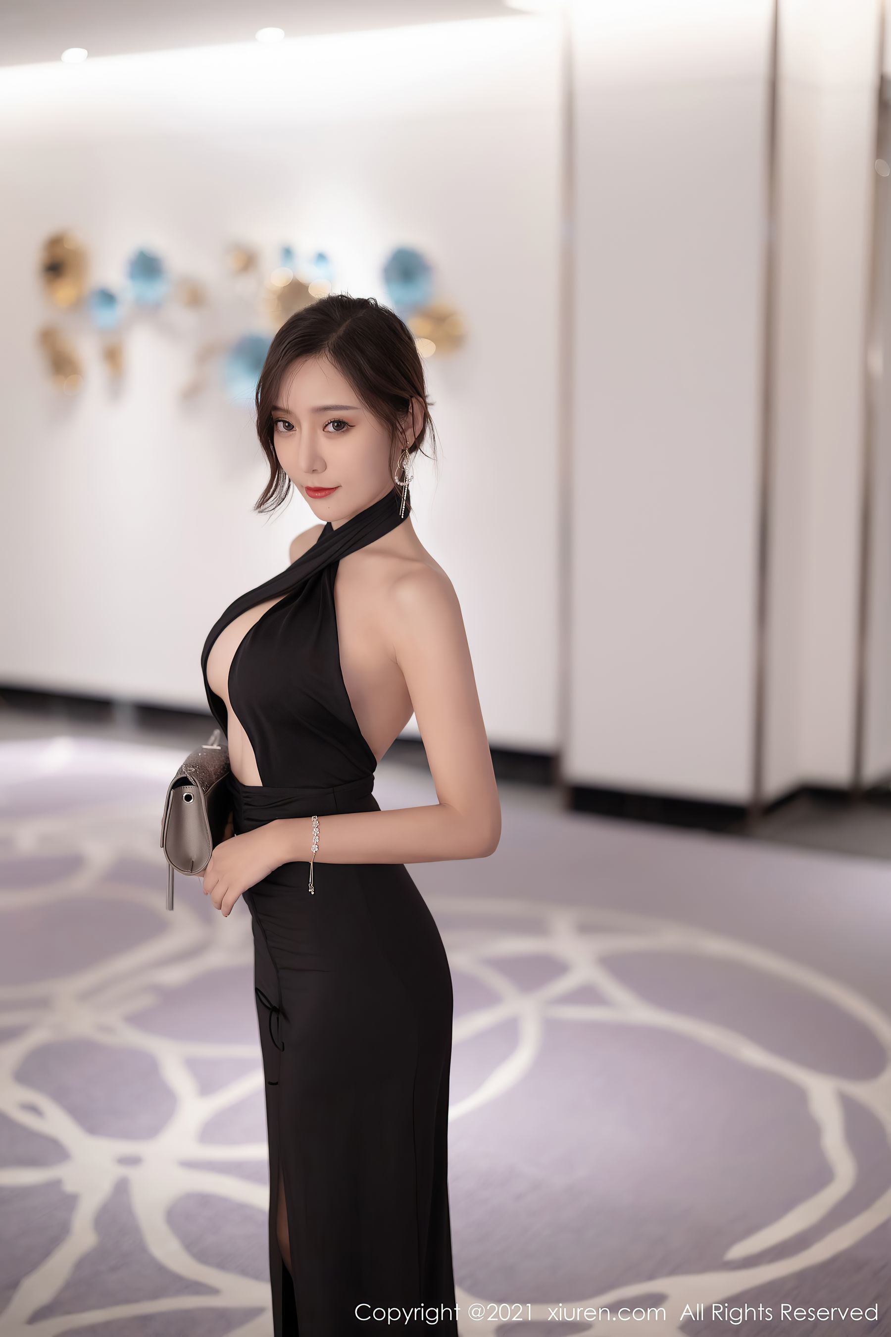 Bộ ảnh XiuRen No.3944 Wang Xinyao Yanni sườn xám
